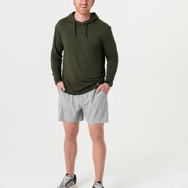 Athletic Short - Light Grey - Grey Aztec Liner - Image 4