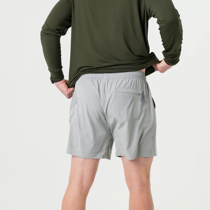 Athletic Short - Light Grey - Grey Aztec Liner - Image 5