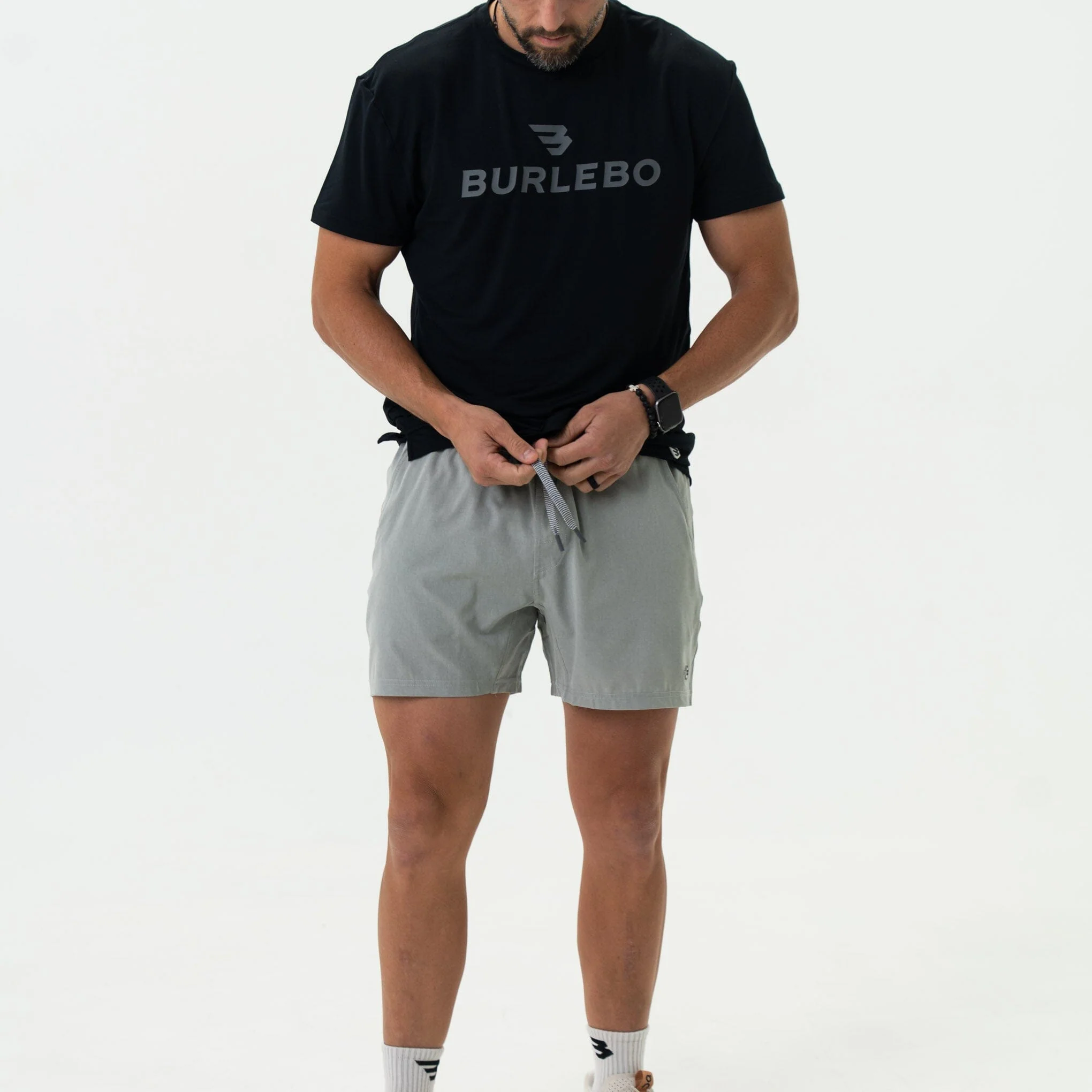Athletic Short - Light Grey - Mayan Liner - Image 3