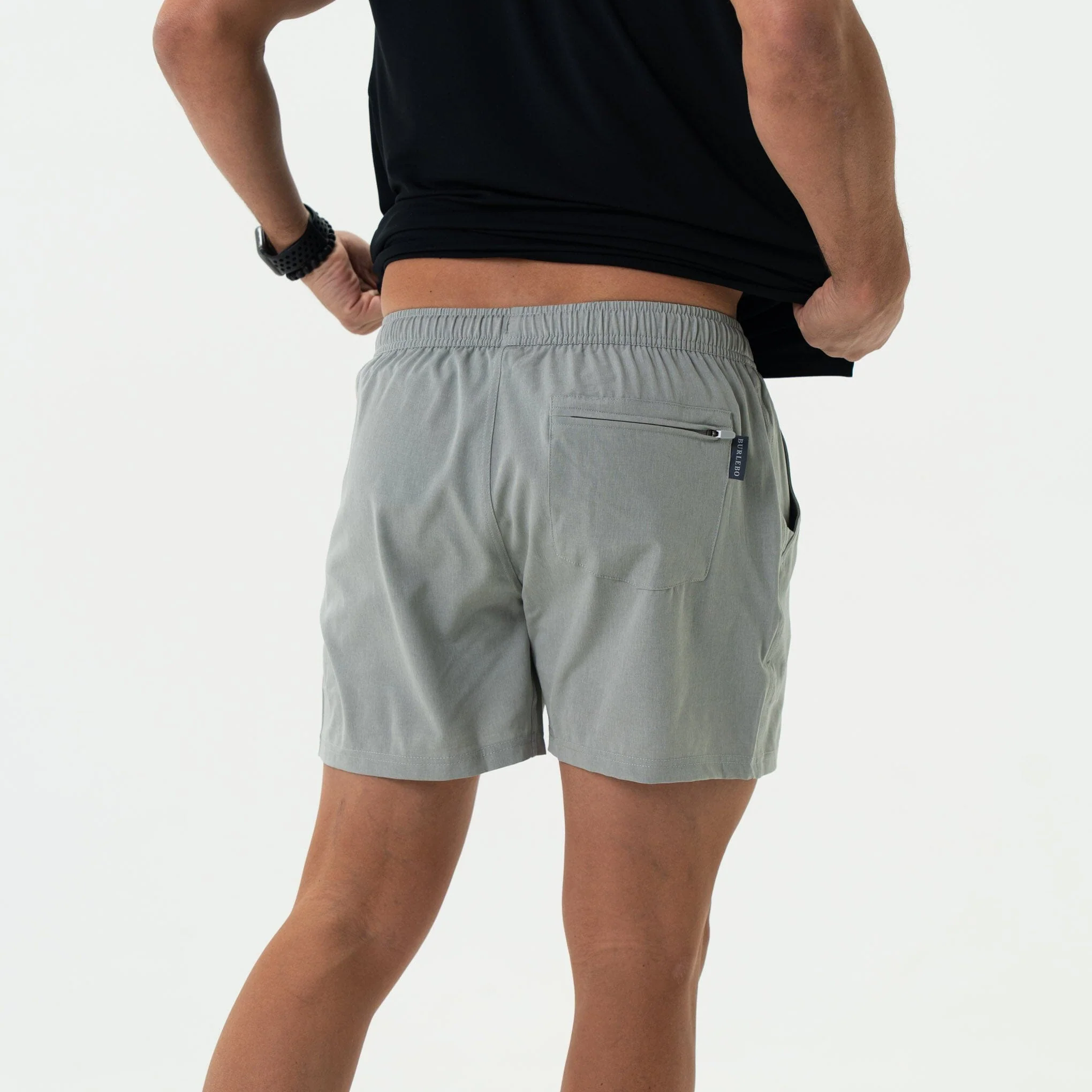 Athletic Short - Light Grey - Mayan Liner - Image 6