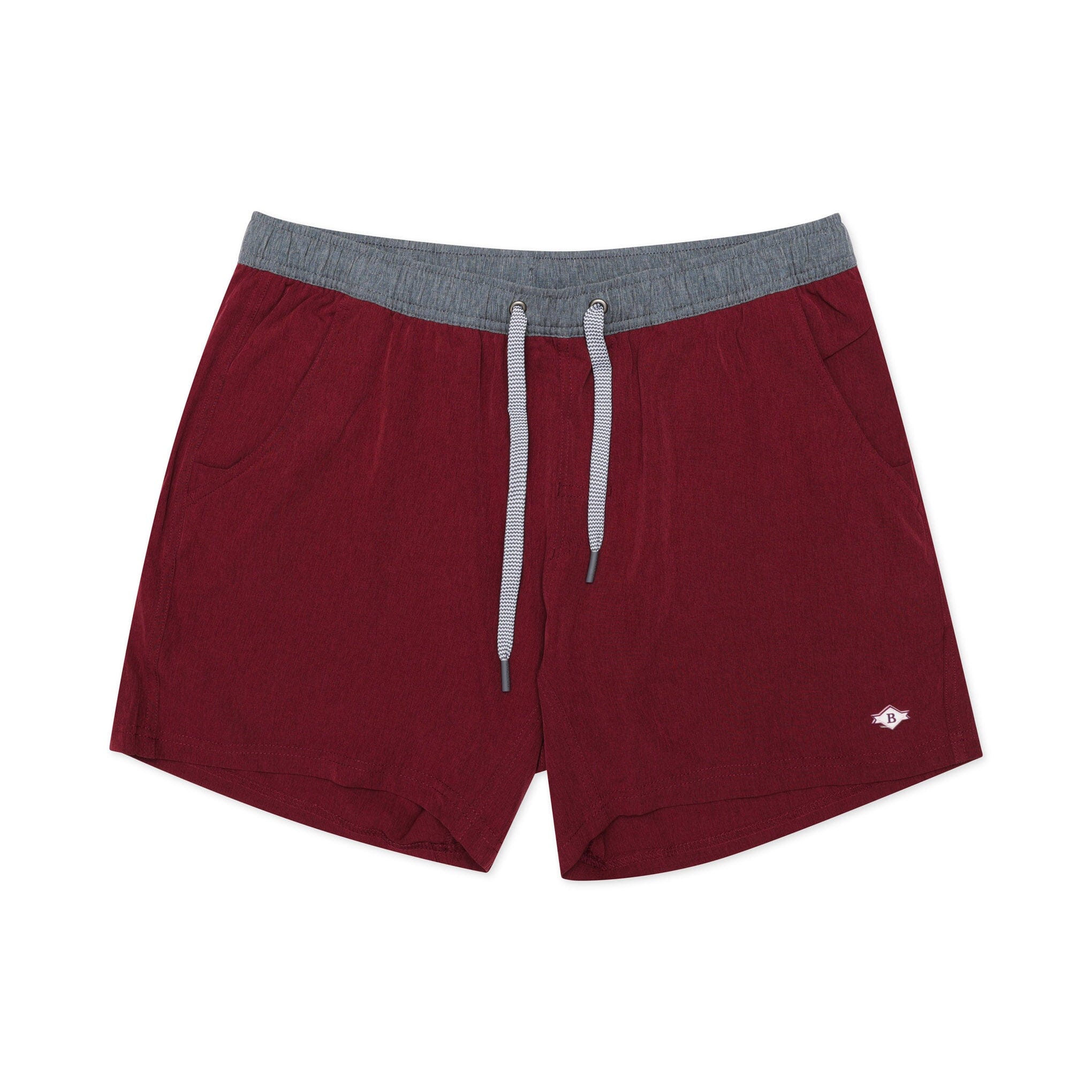 Athletic Short - Maroon - White Camo Liner - Image 3