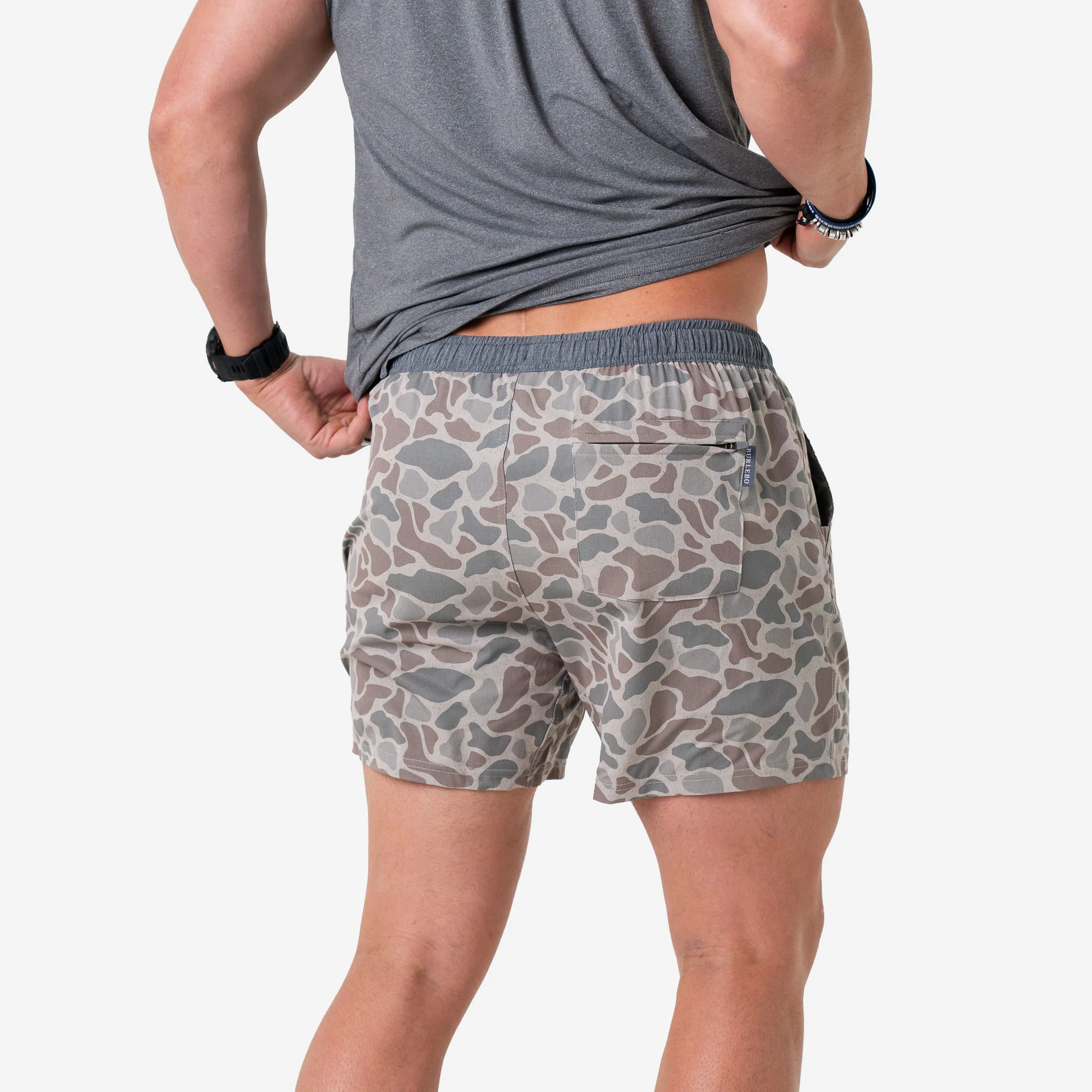 Athletic Short - Classic Deer Camo - Grey Liner - Image 4