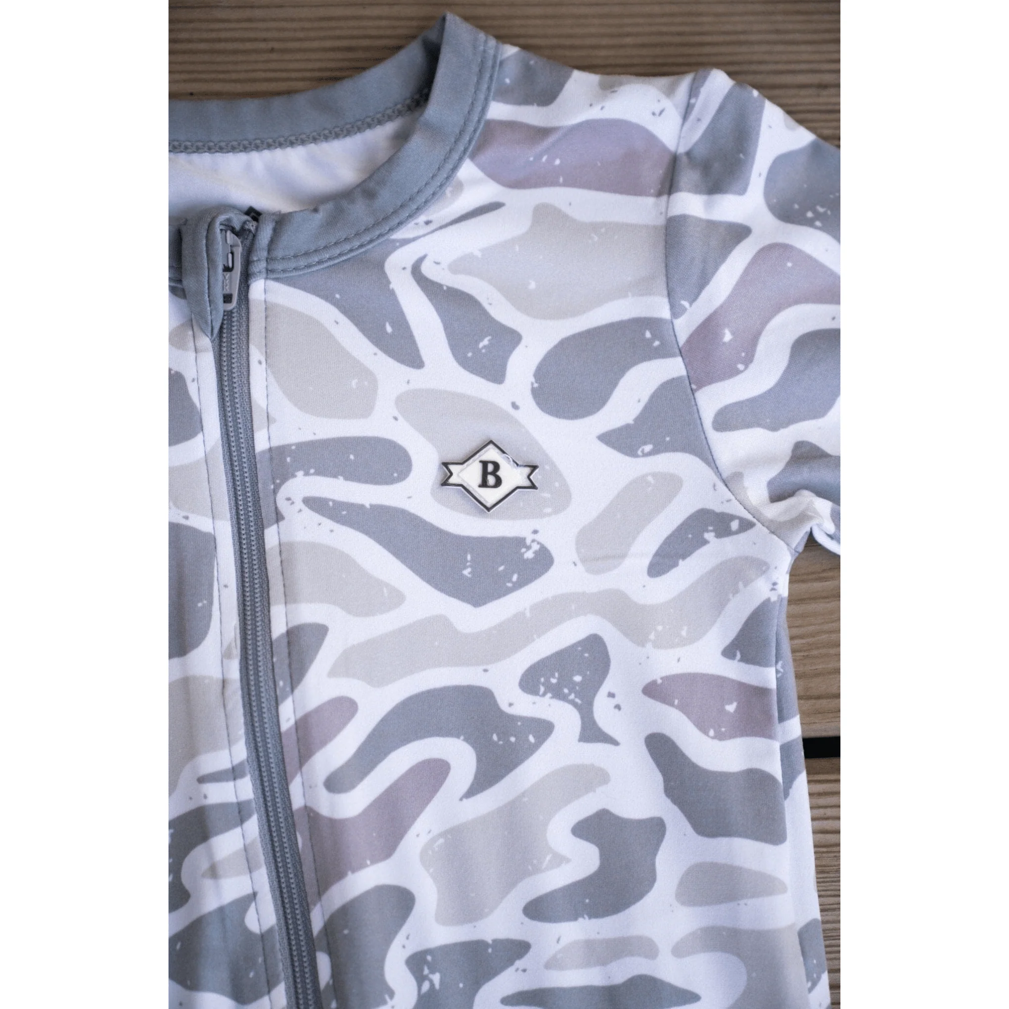 Baby Zip Up - White Camo - Image 5