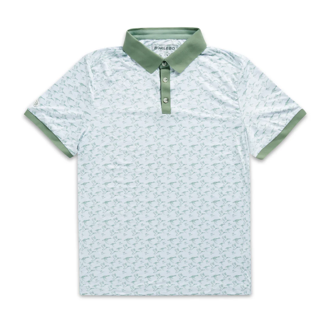 Ringer Performance Polo - Duck Season - White - Image 5