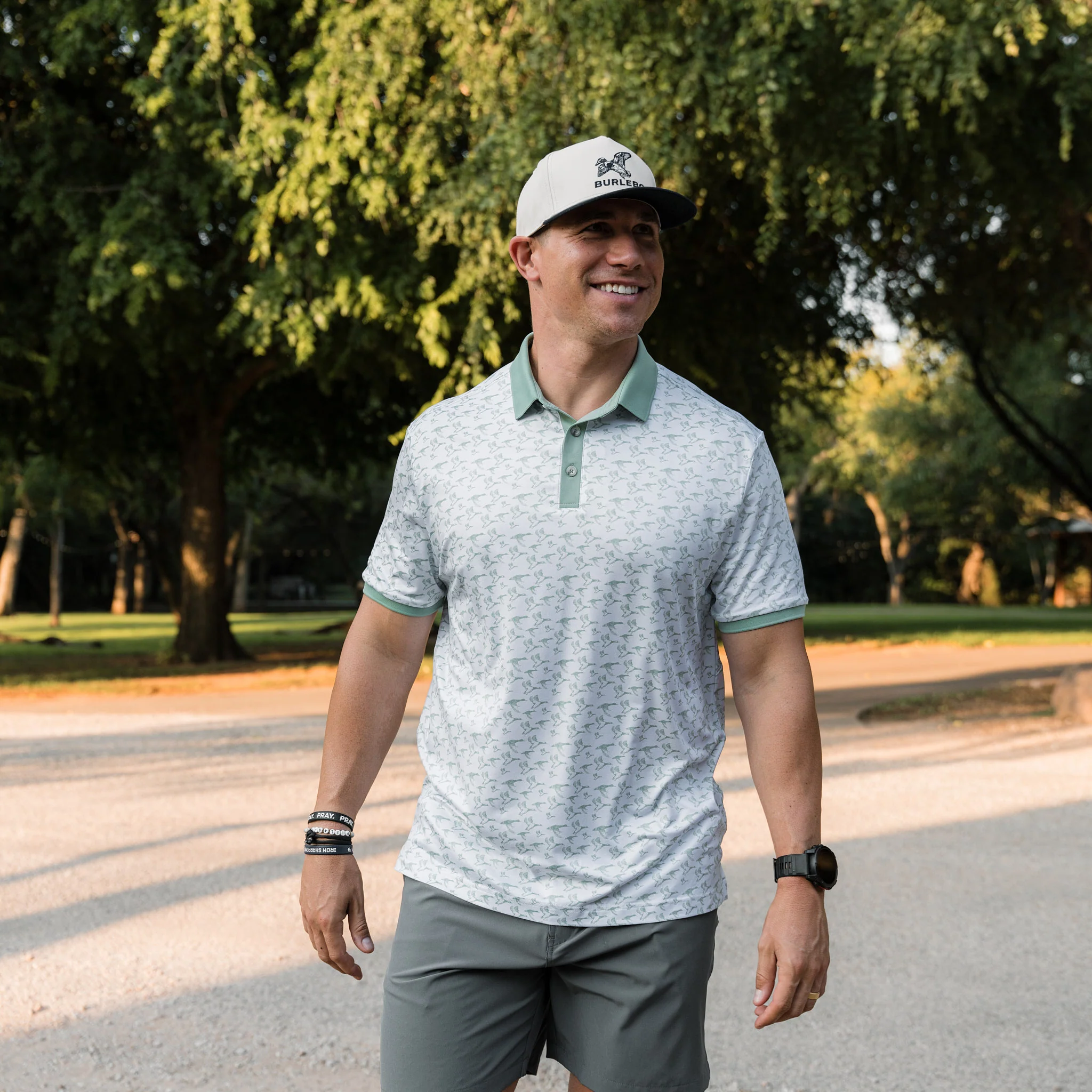 Ringer Performance Polo - Duck Season - White - Image 6