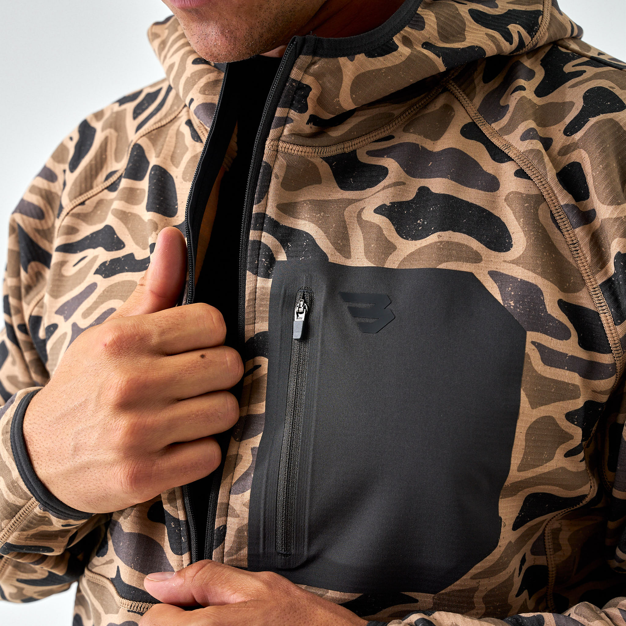 Blaze Tech Quarter Zip - Gauge Camo - Image 3