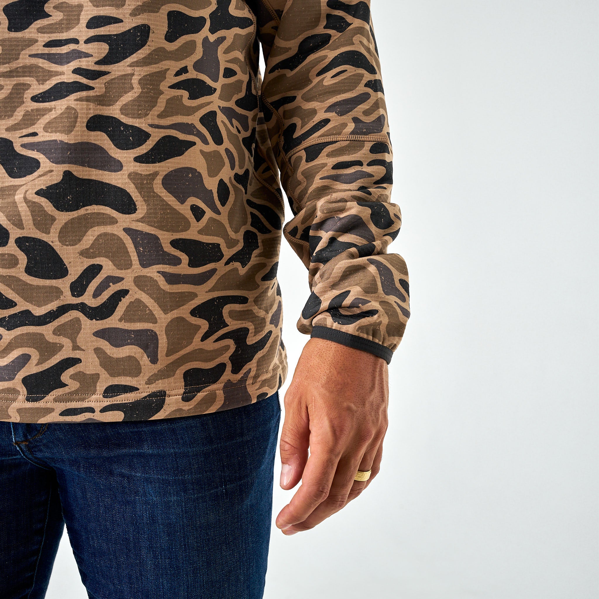 Blaze Tech Quarter Zip - Gauge Camo - Image 4