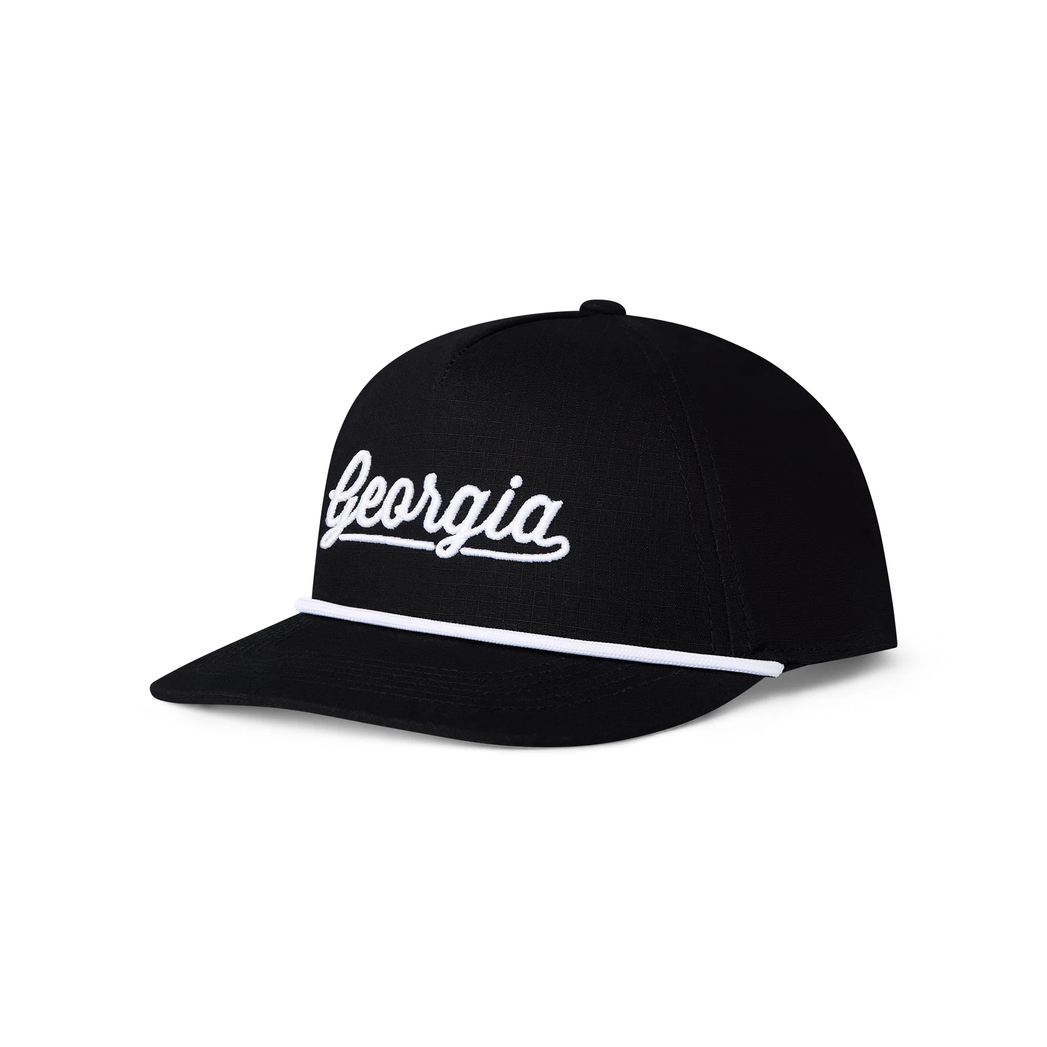 Cap - Georgia Script - Black - Image 4