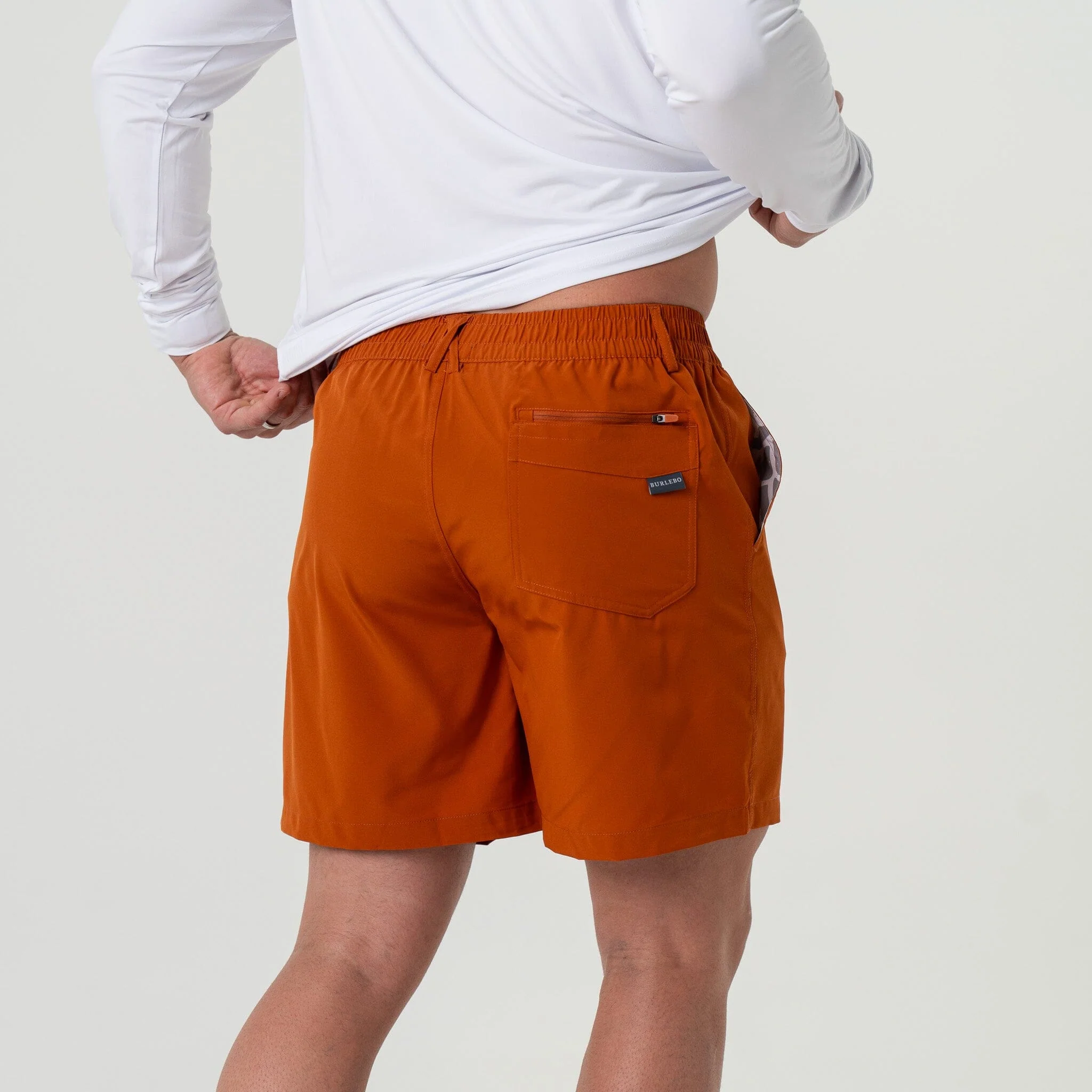 Everyday Short - Orange - White Camo Pocket - Image 7