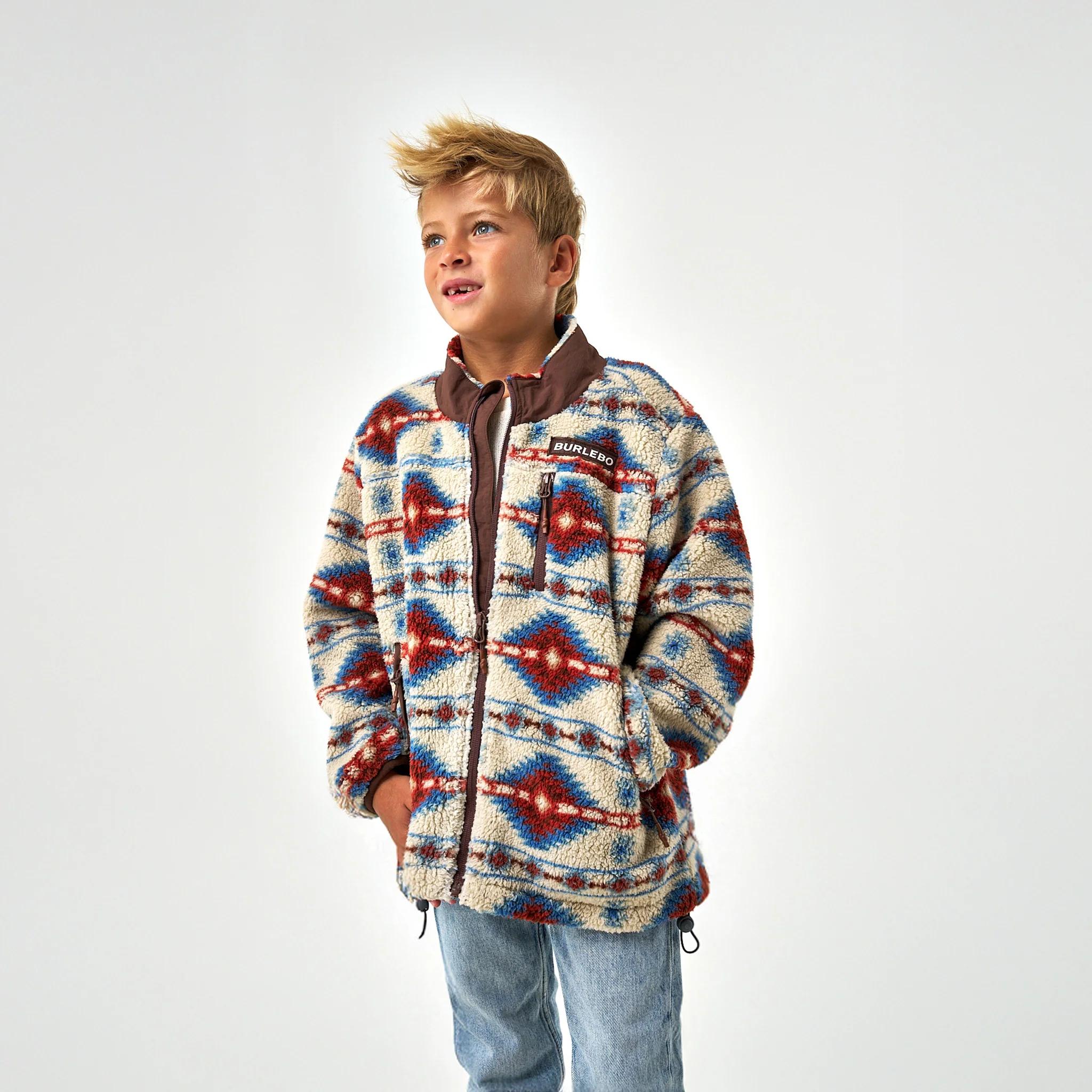 Father and Son Bundle - Mountain Fleece Sherpa - Arizona Aztec - Image 4