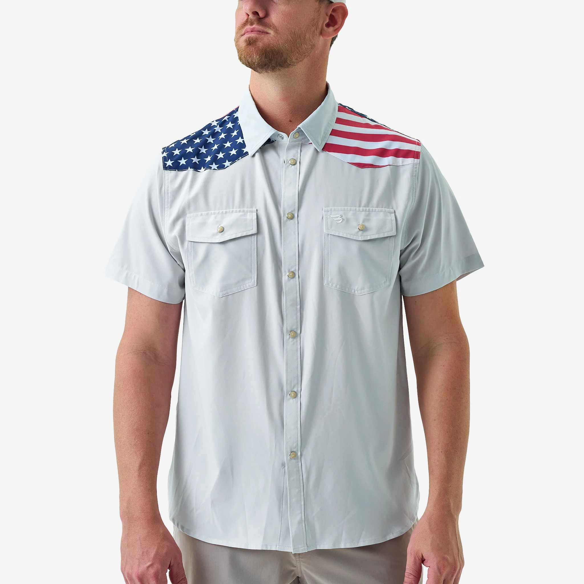 Father and Son Bundle - Performance Western Shirt - All American - Image 3