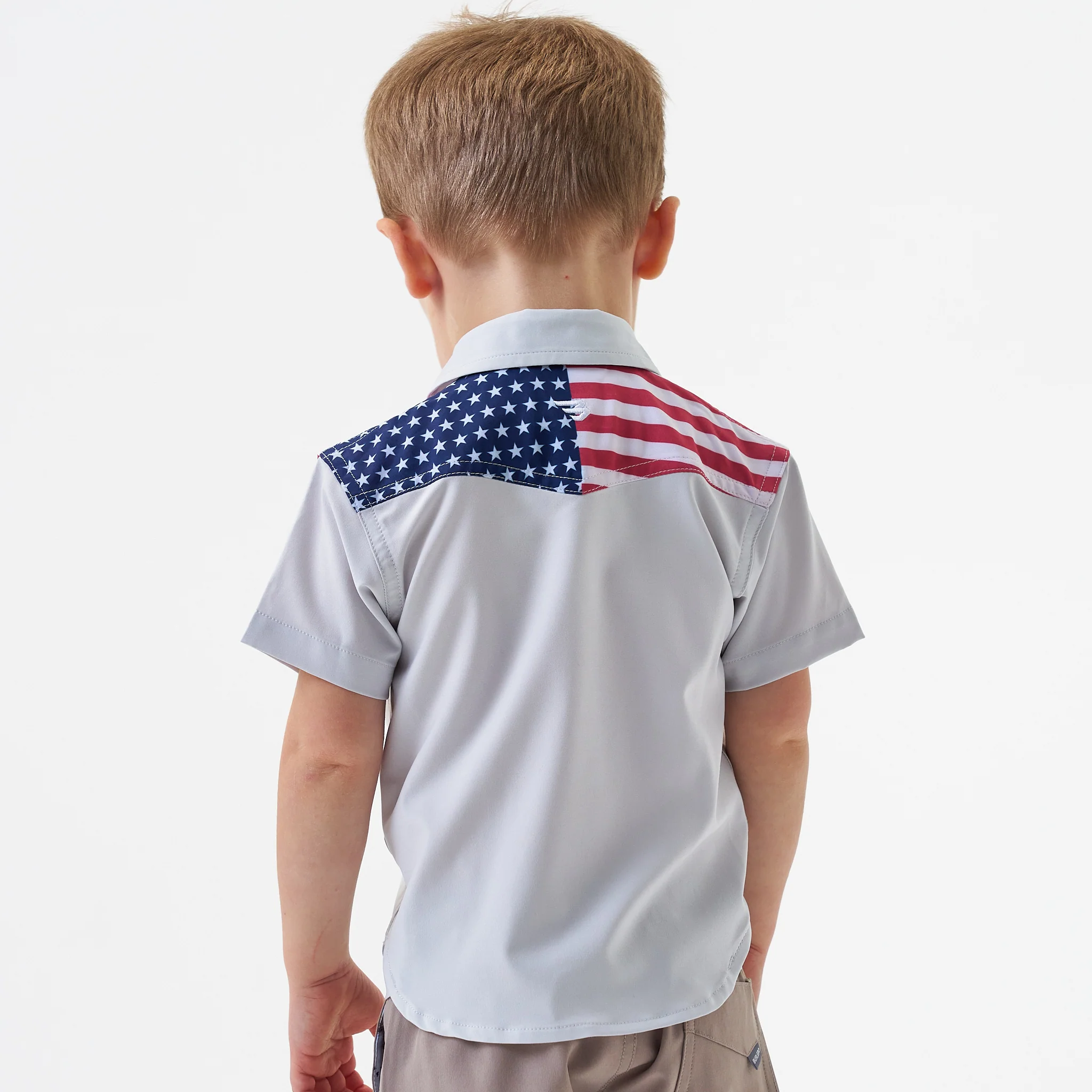 Father and Son Bundle - Performance Western Shirt - All American - Image 6