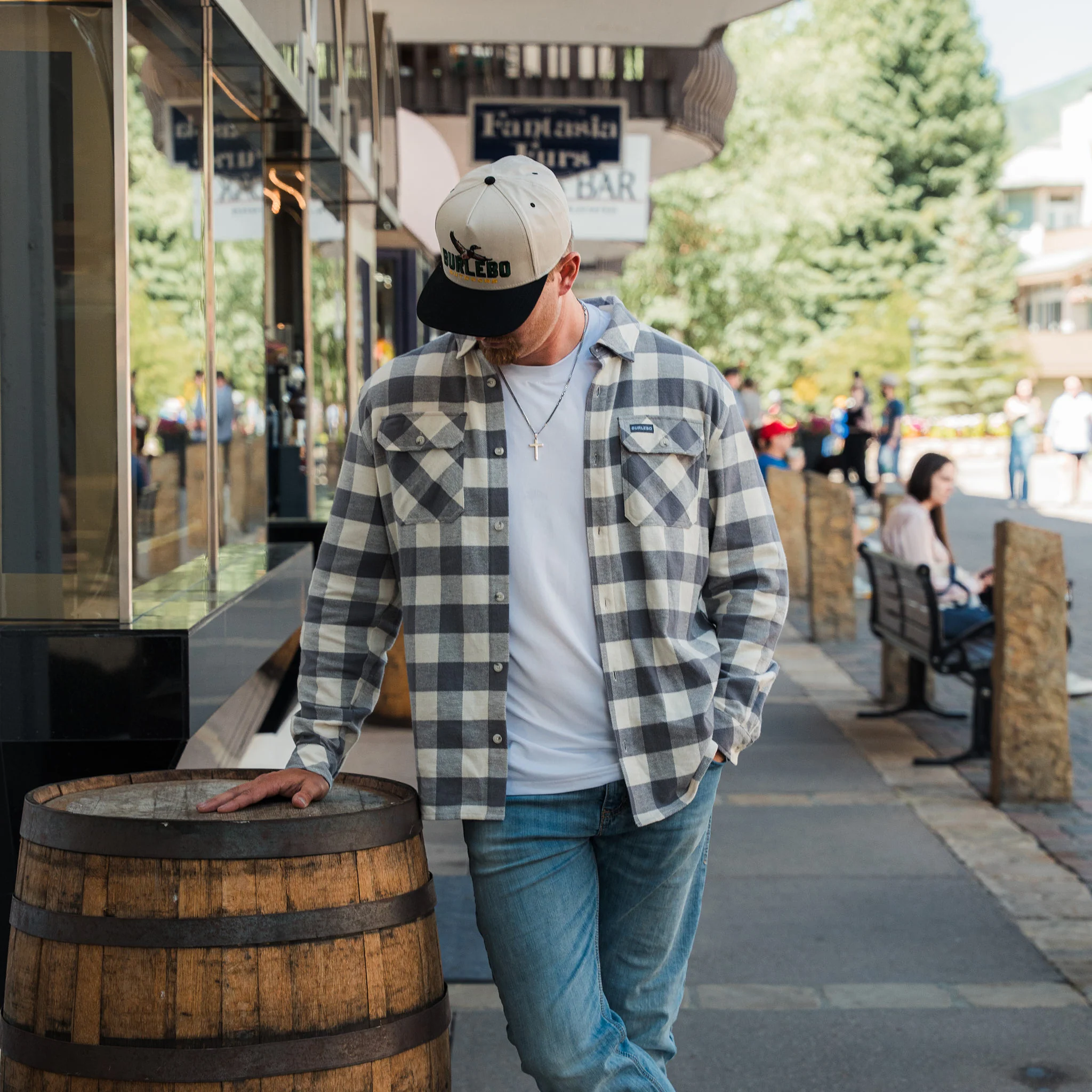 Flannel Shirt - Grey Buffalo - Image 2