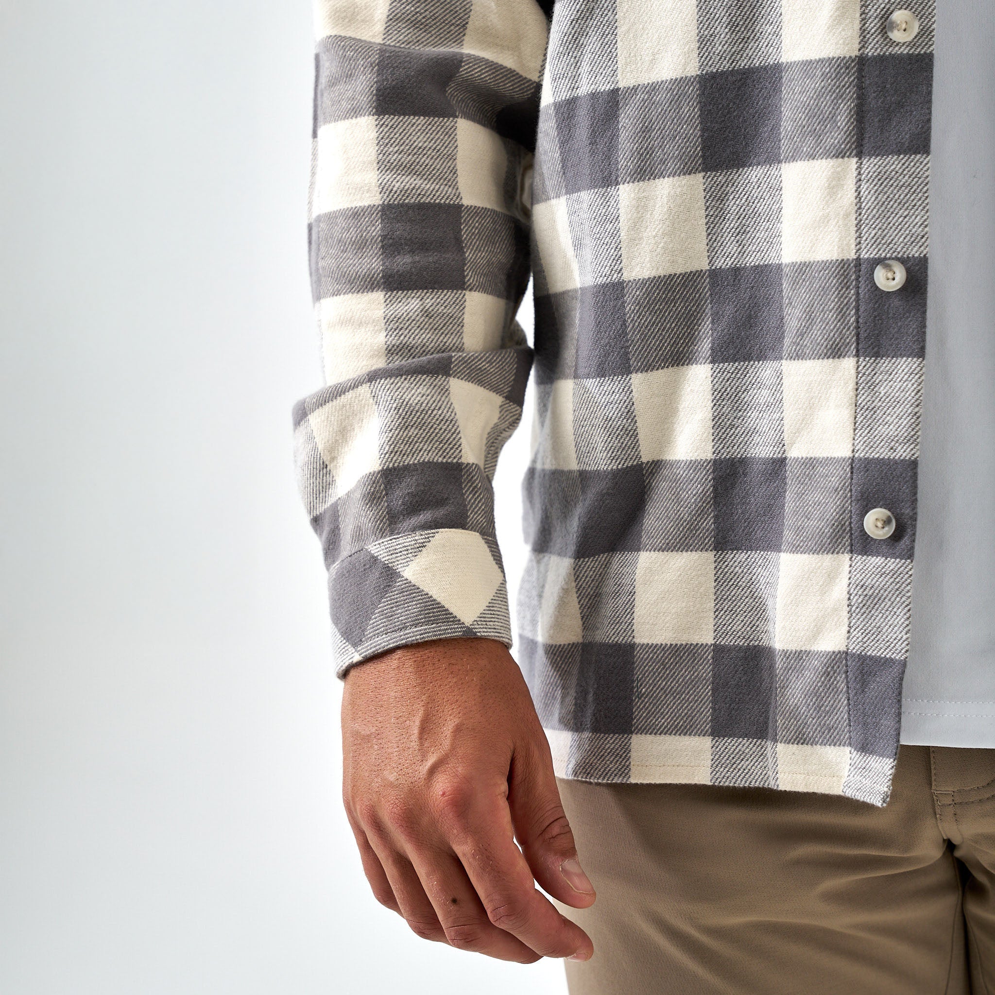 Flannel Shirt - Grey Buffalo - Image 6