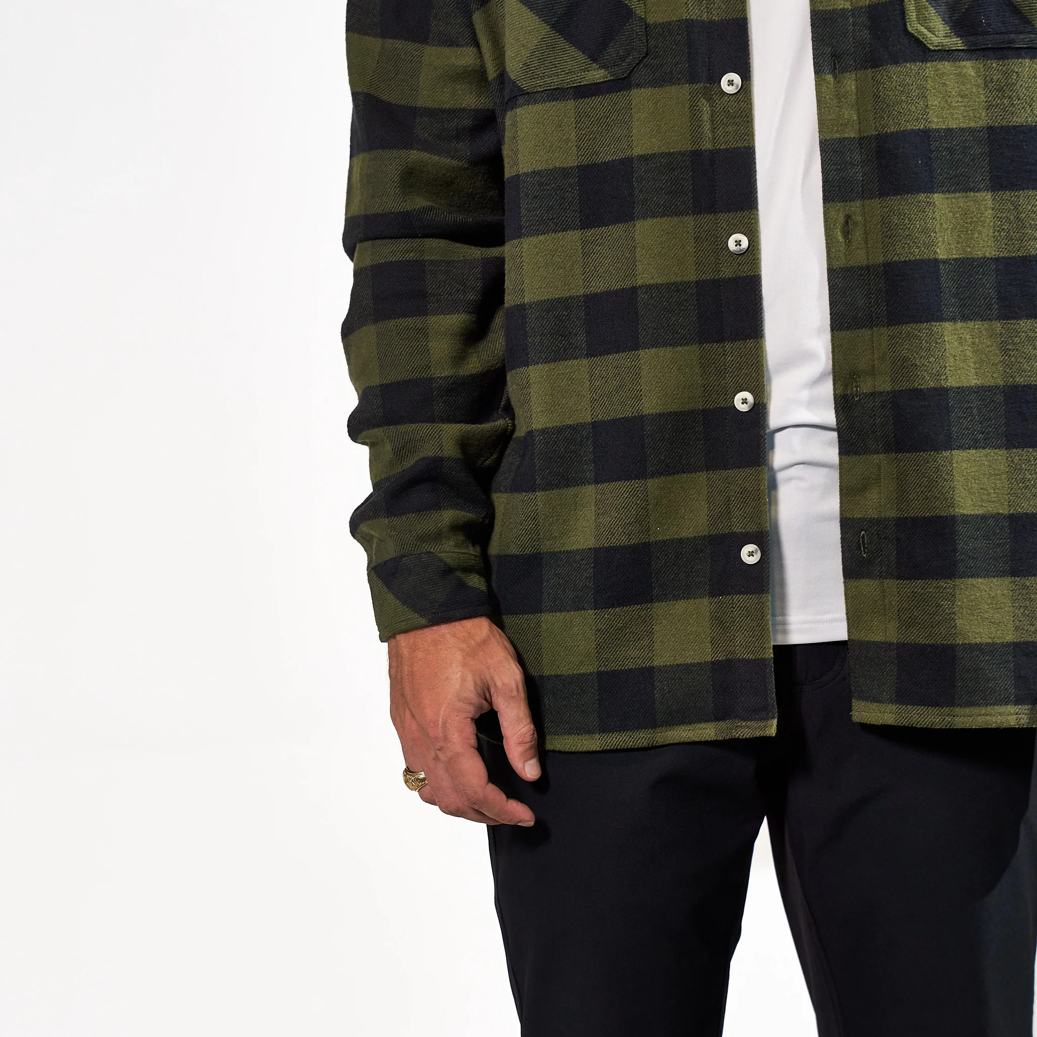 Flannel Shirt - Mallard Green Plaid - Image 7