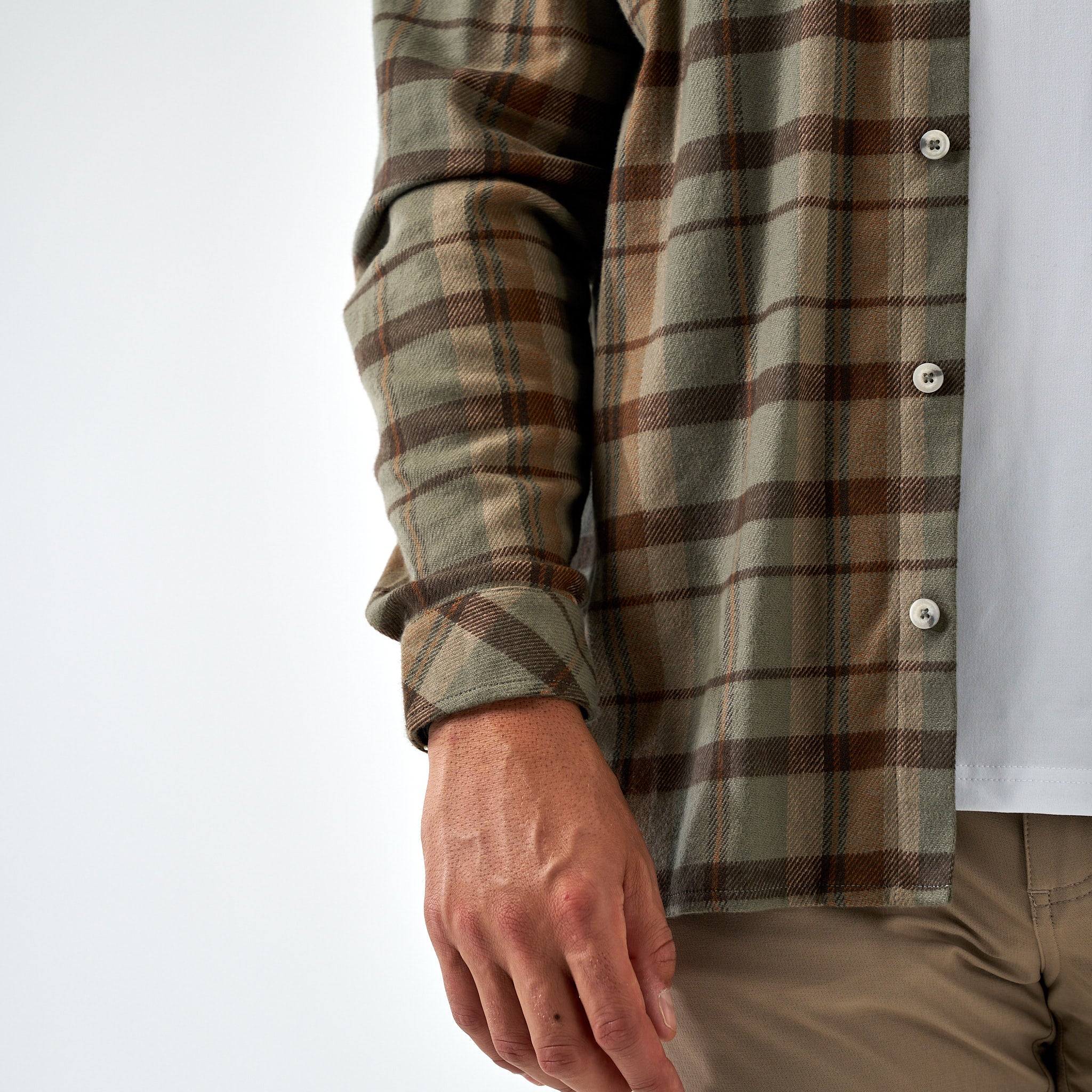 Flannel Shirt - Timber Brown - Image 5
