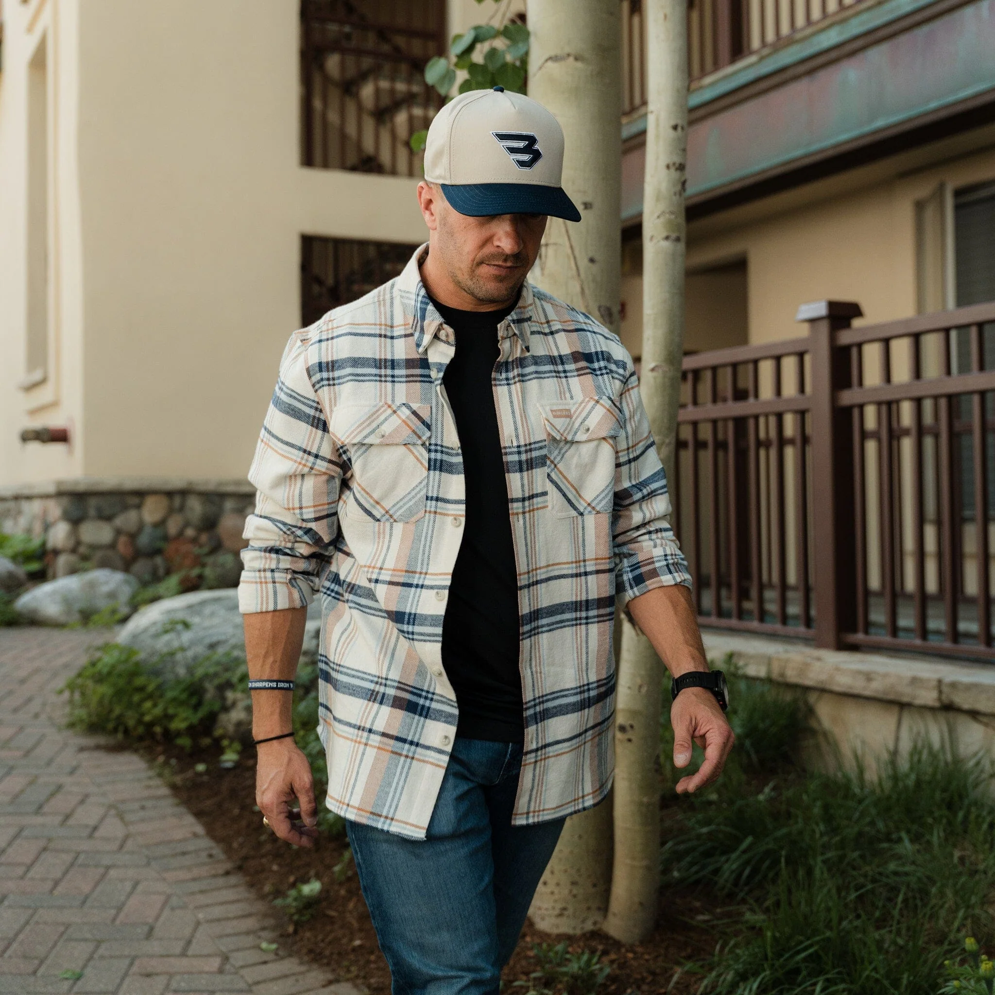 Flannel Shirt - Cream - Image 2