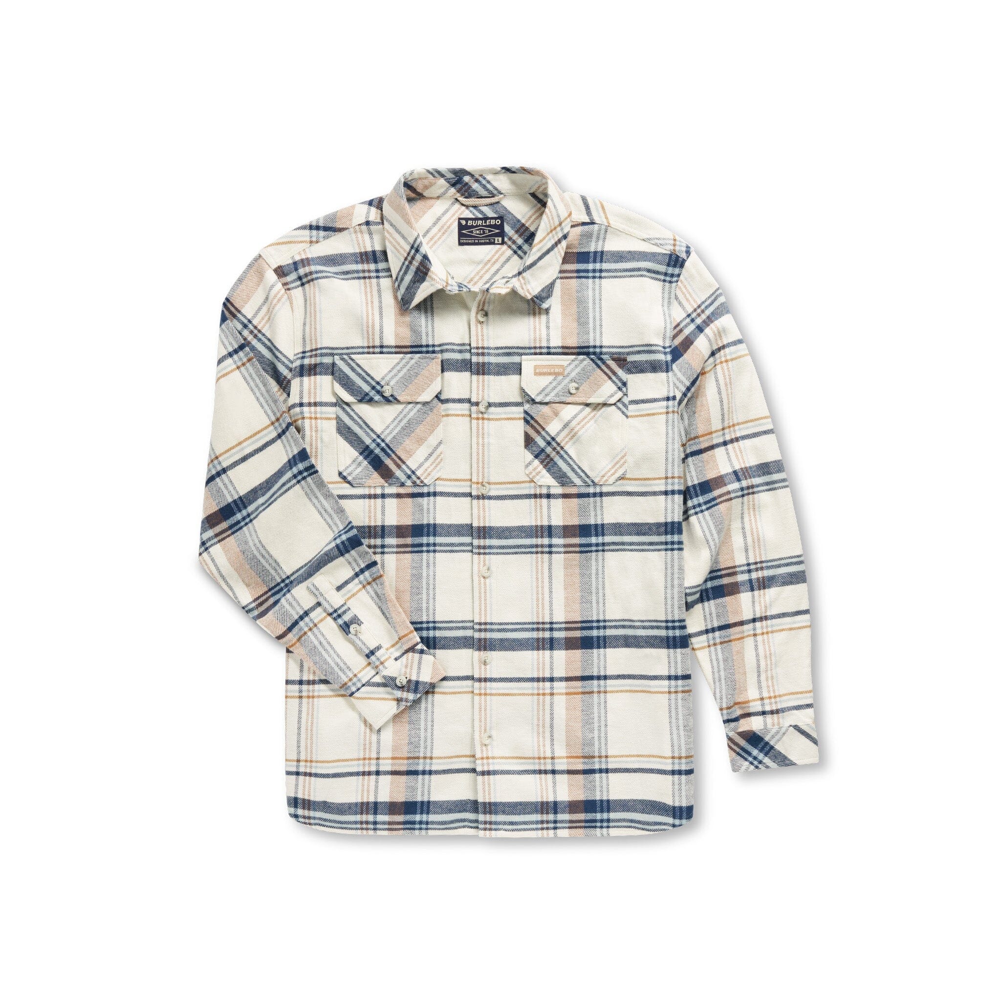 Flannel Shirt - Cream - Image 4
