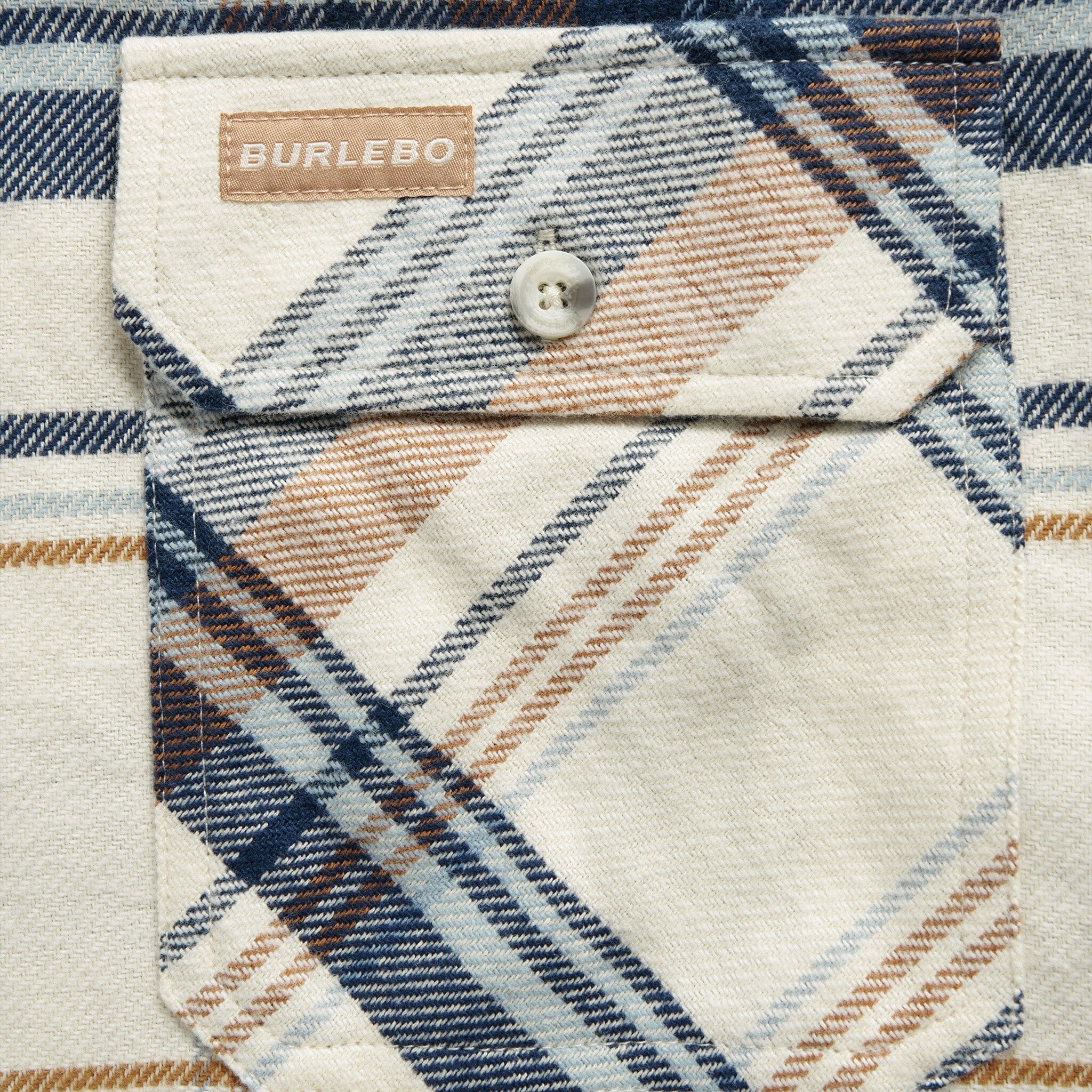 Flannel Shirt - Cream - Image 8