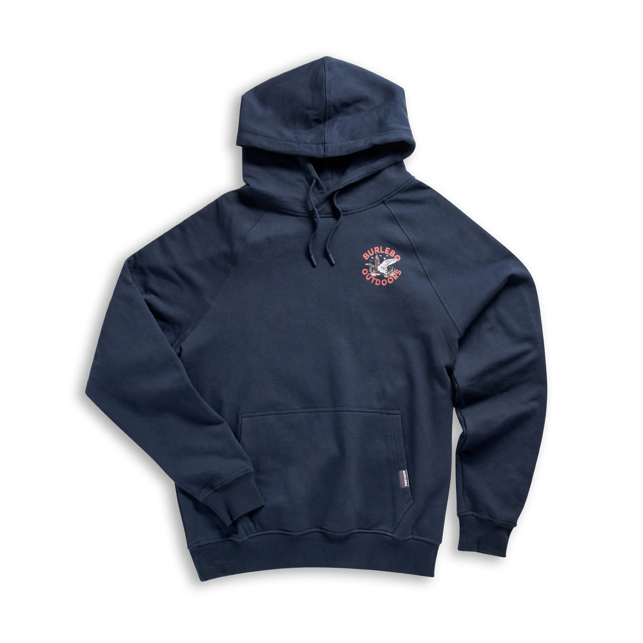 Fleece Hoodie - Old School Duck Hunt - Navy - Image 7