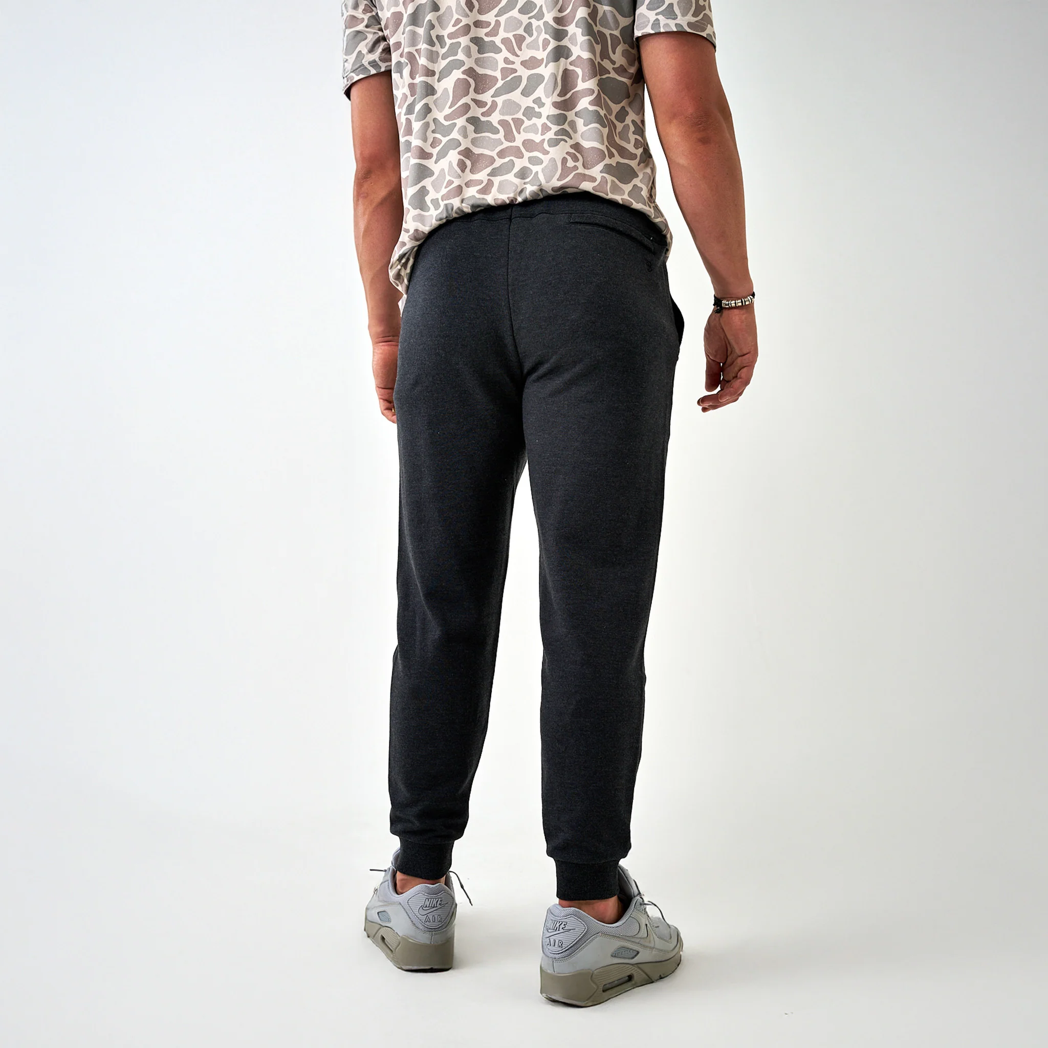 Fleece Jogger - Heather Black - Image 3