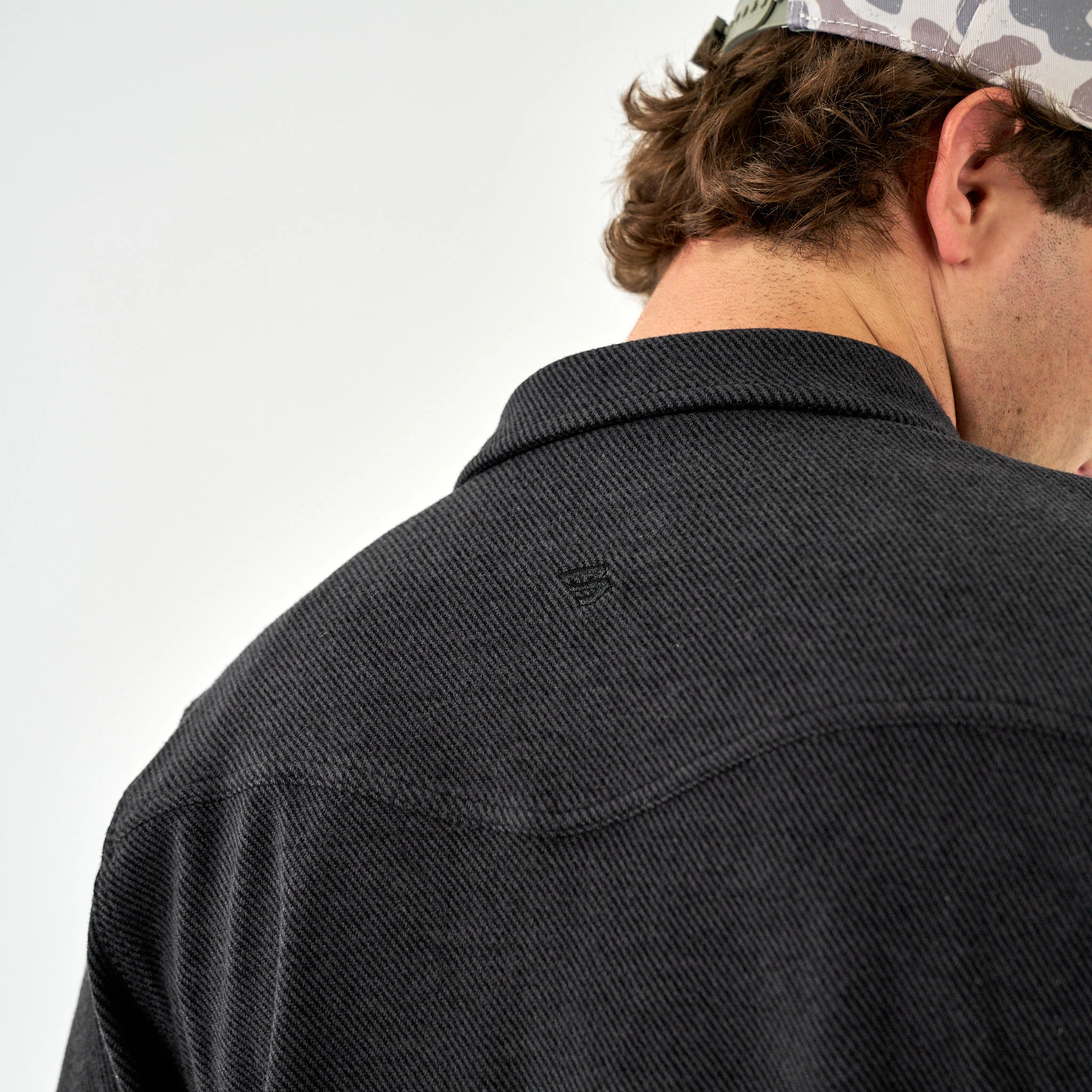 Long Sleeve -  Austin Shirt - Heather Black - Image 8