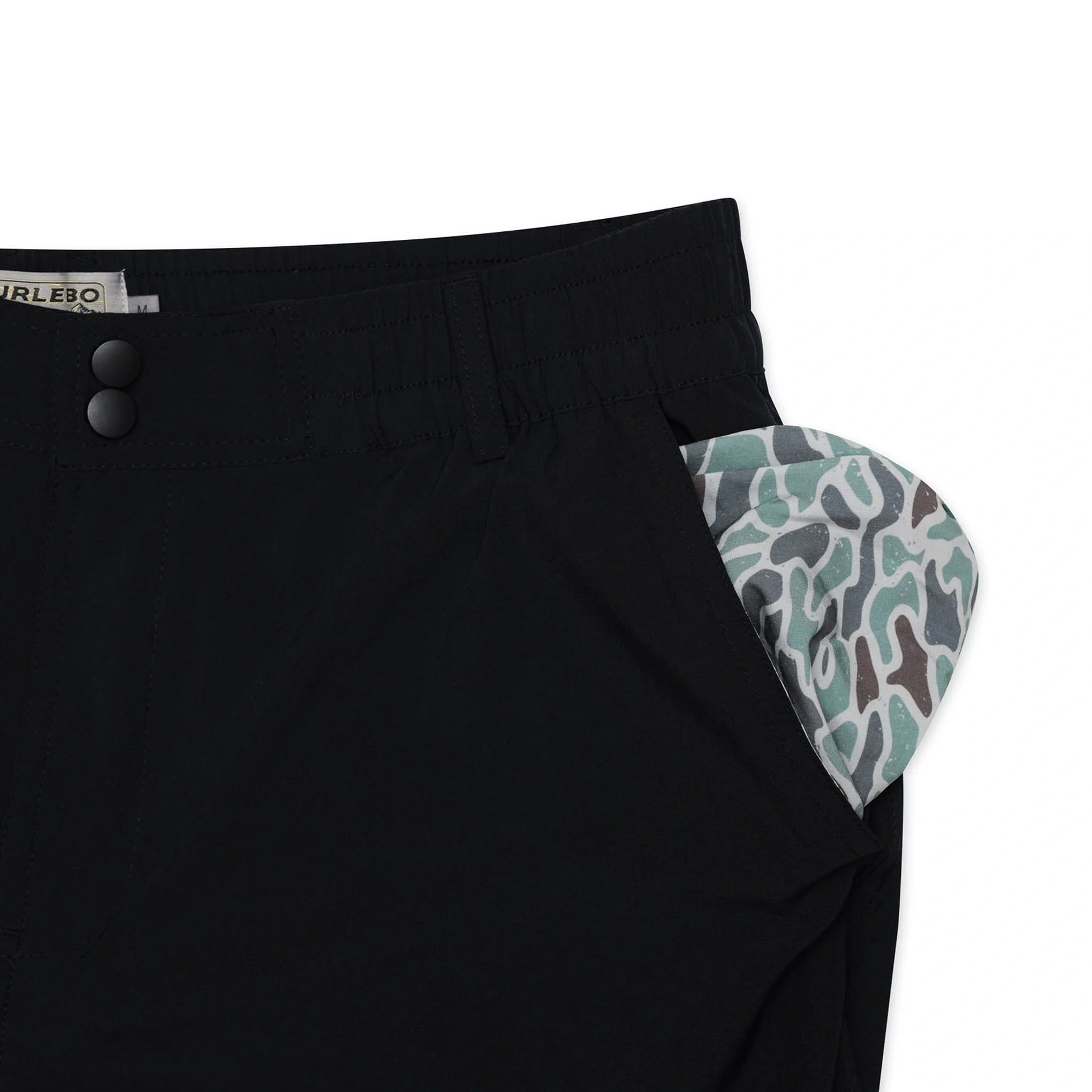Everyday Short - Matte Black - Retro Duck Camo Pocket - Image 3