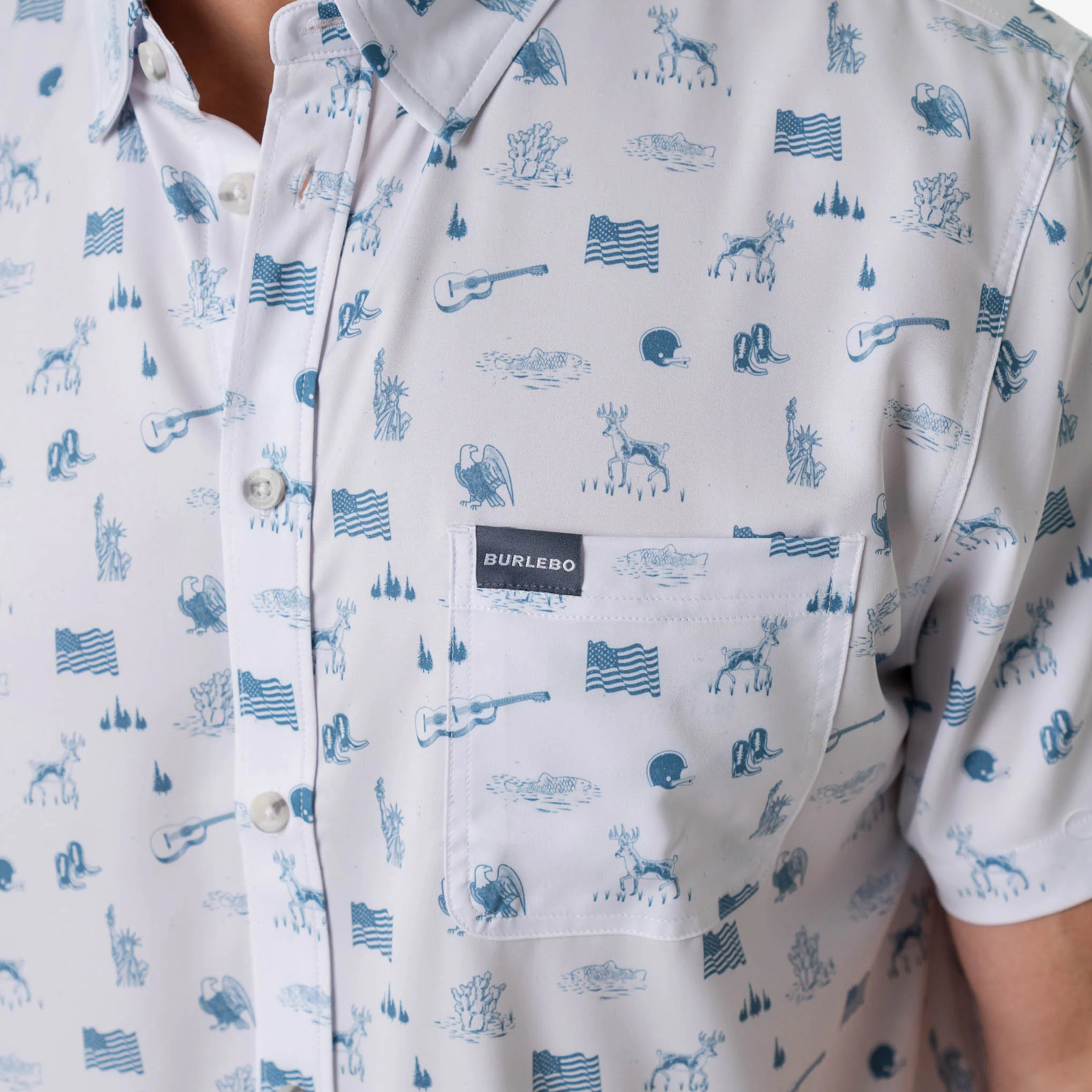 Performance Button Up - America the Great - Image 3