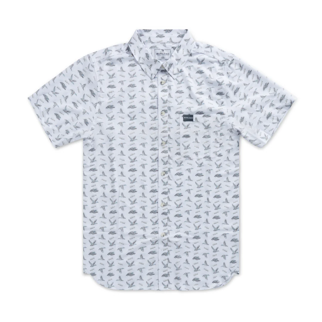 Performance Button Up - Ducks and Calls - White - Image 5