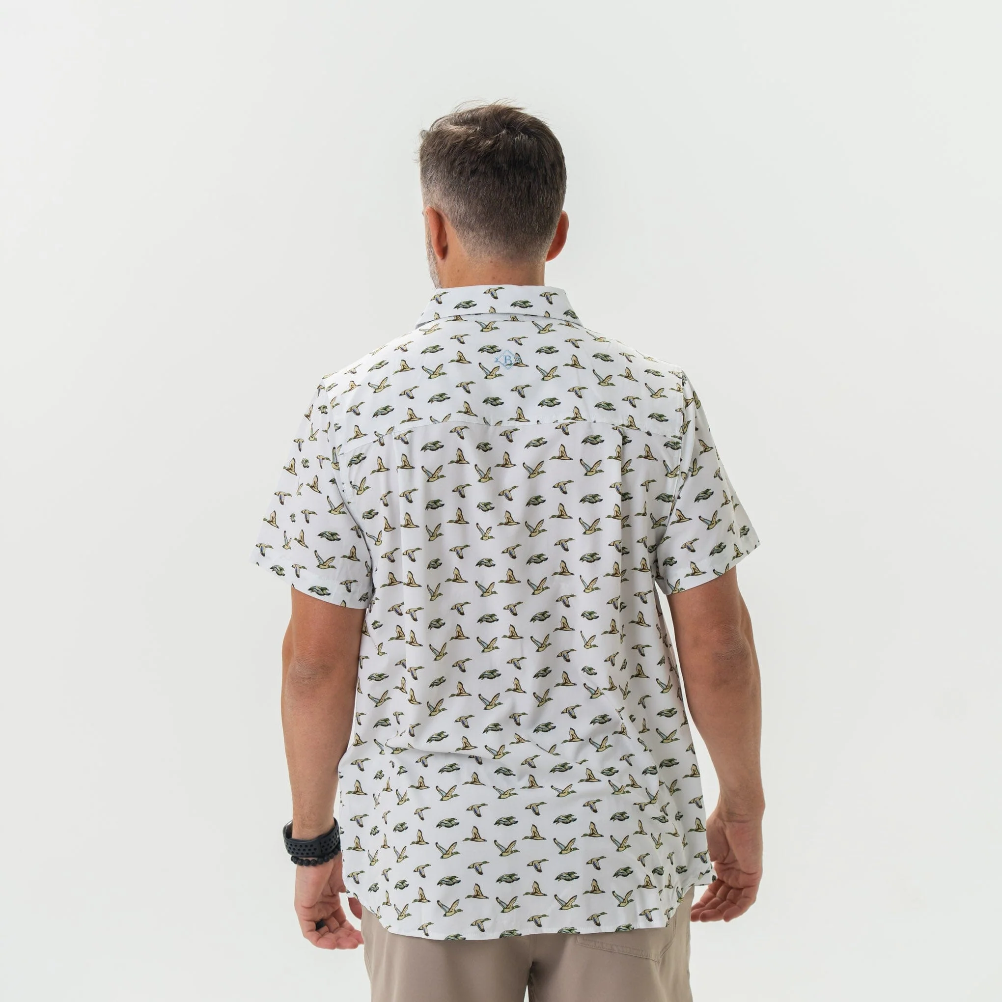 Performance Button Up - Flying Mallard Ducks - Image 5