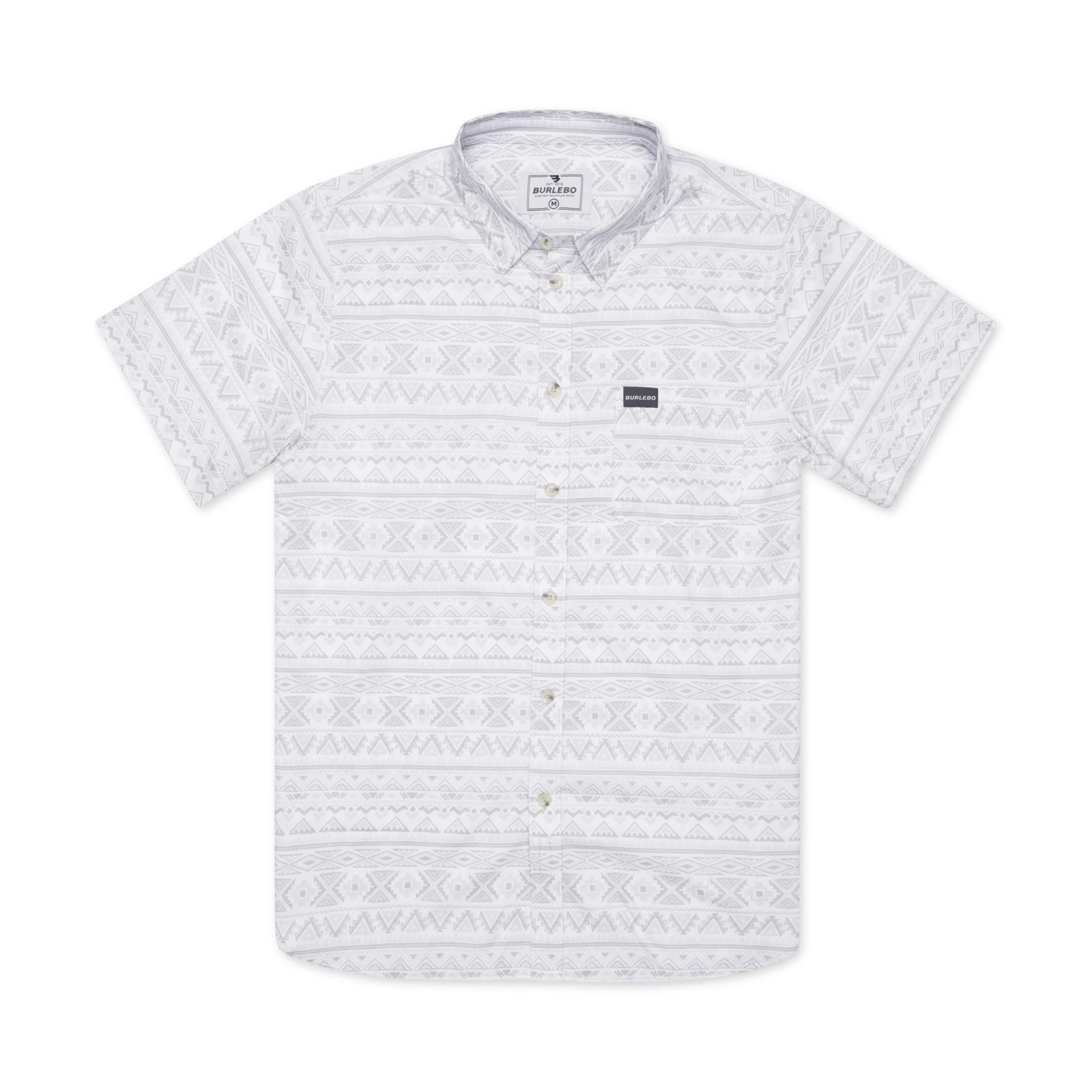 Performance Button Up - Grey Aztec - Image 3