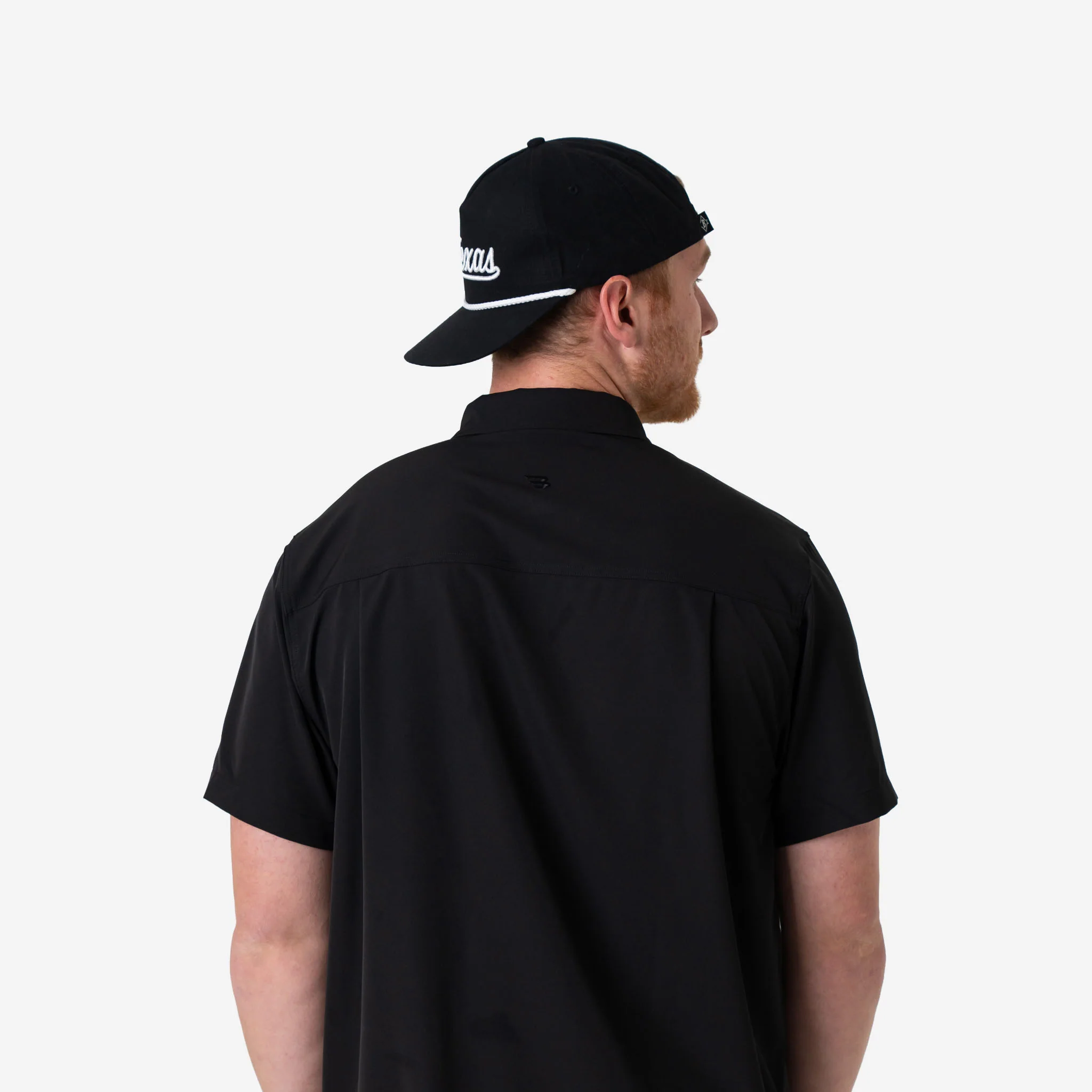 Performance Button Up - Heather Black - Image 5