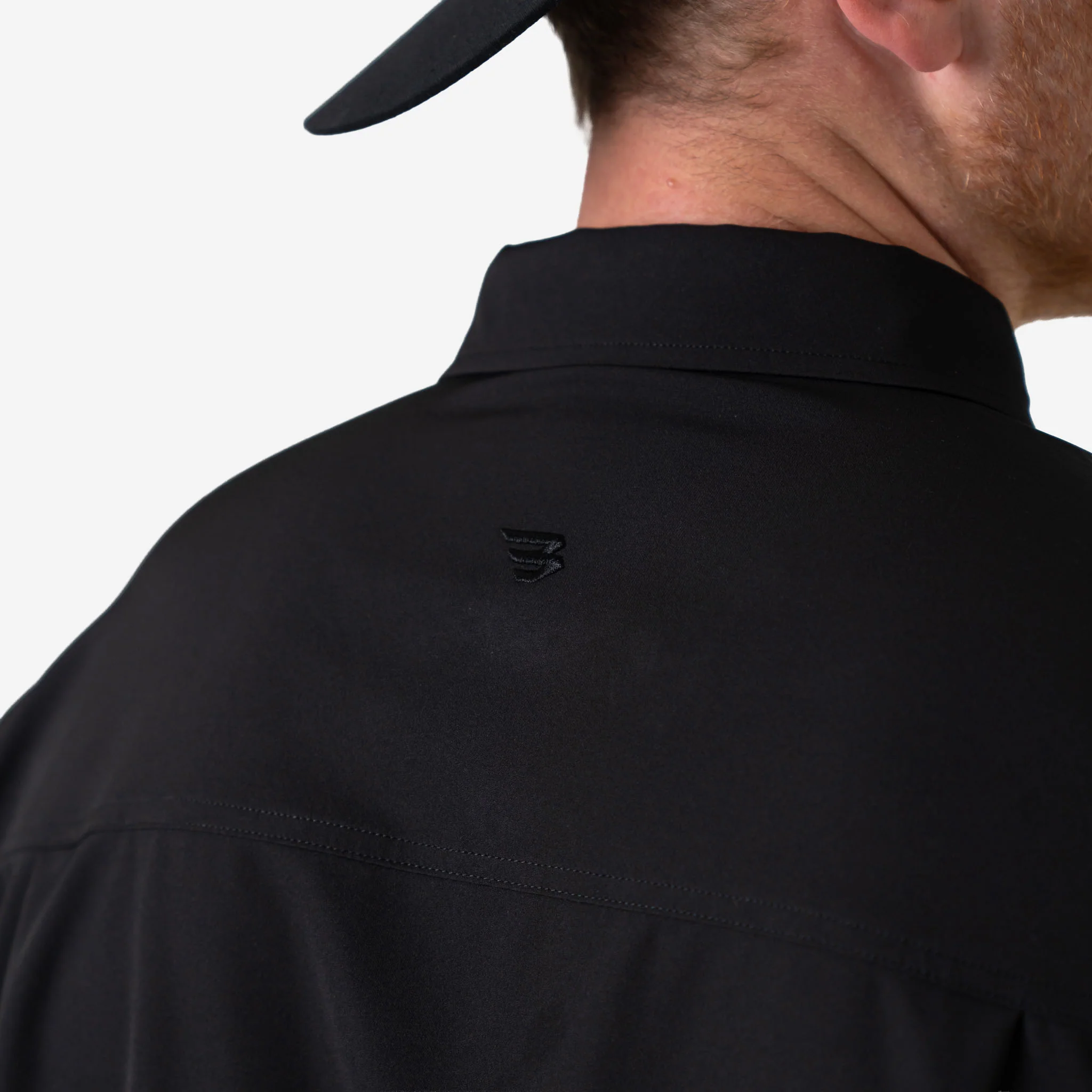 Performance Button Up - Heather Black - Image 6