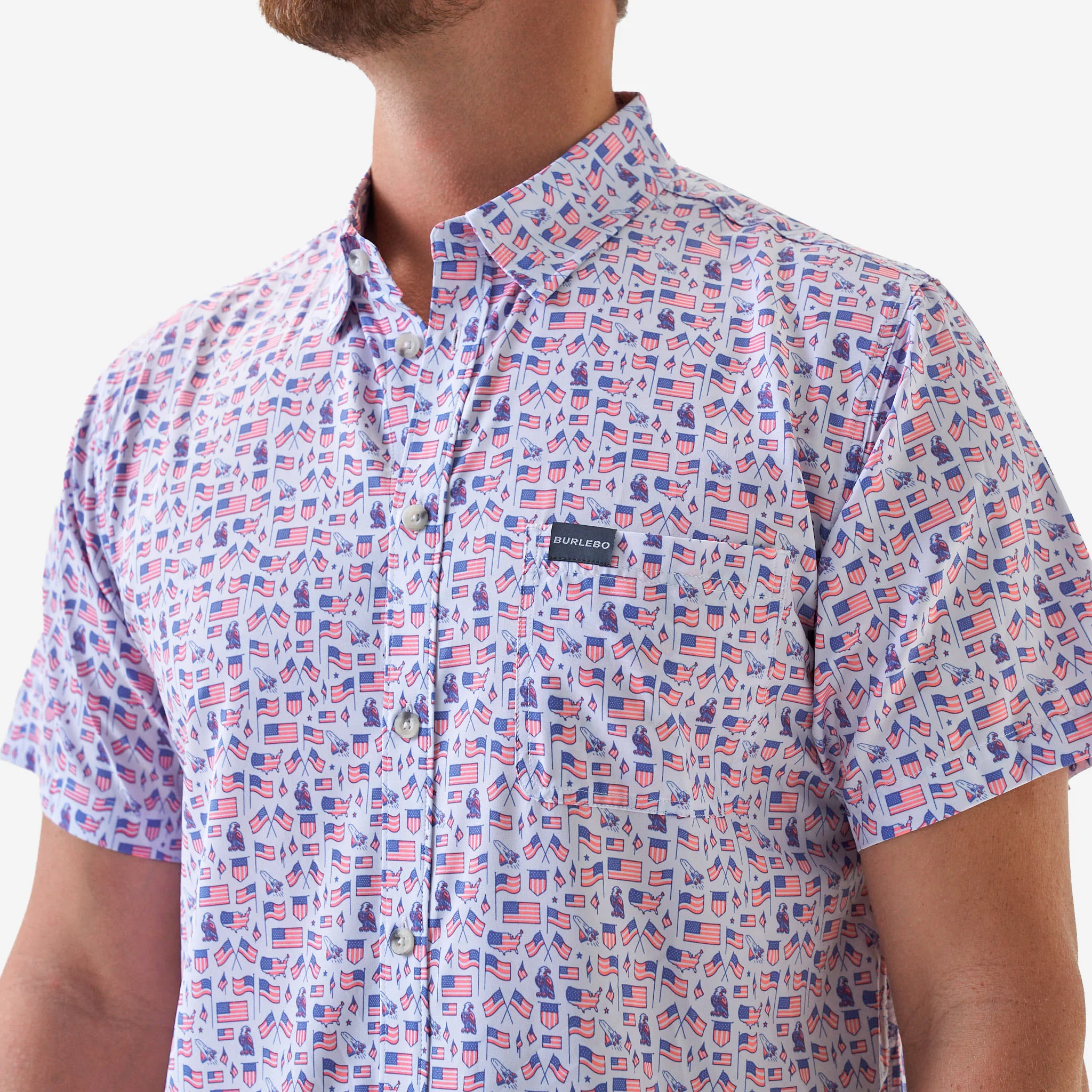 Performance Button Up - Old Glory - Image 3