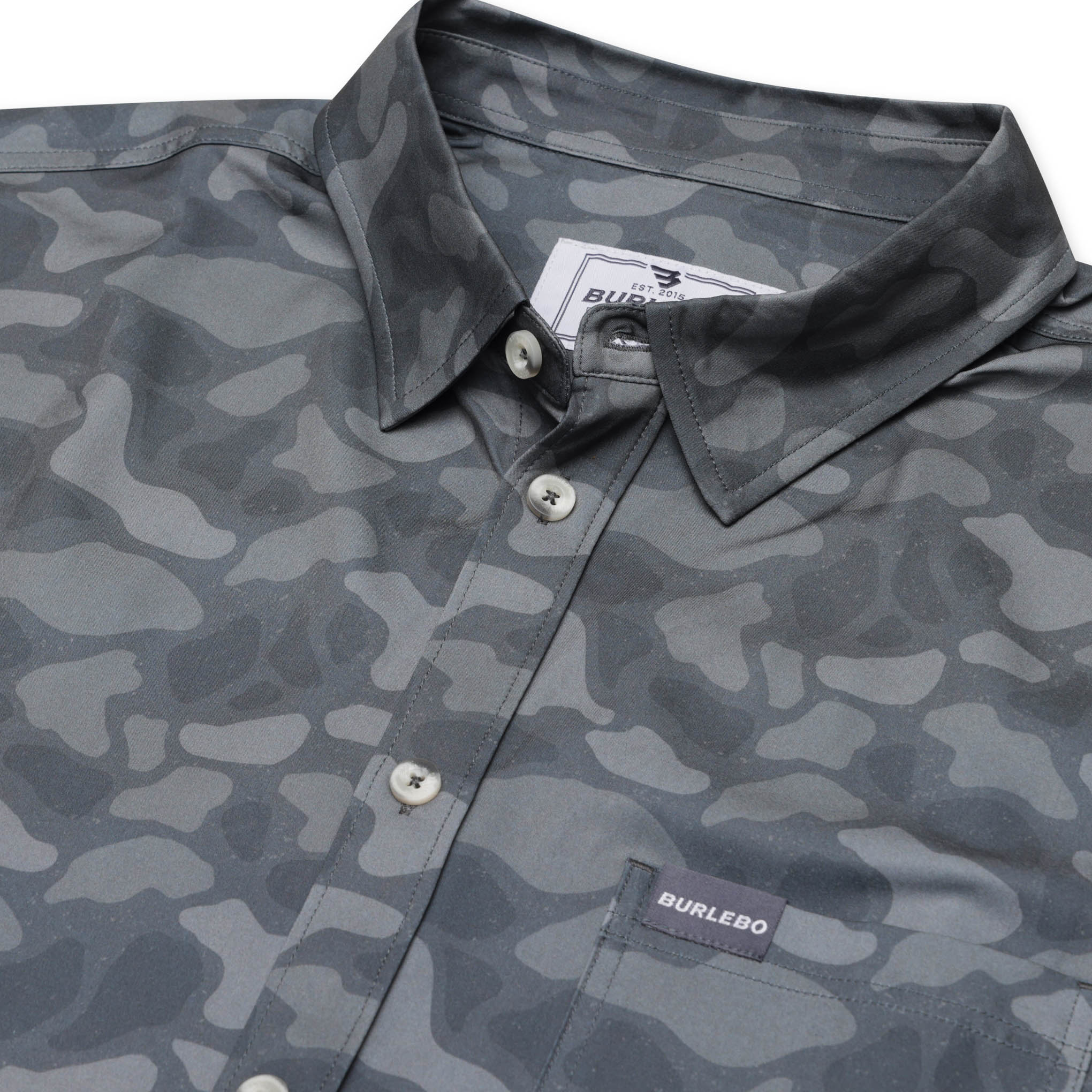 Performance Button Up - Stone Camo - Image 5
