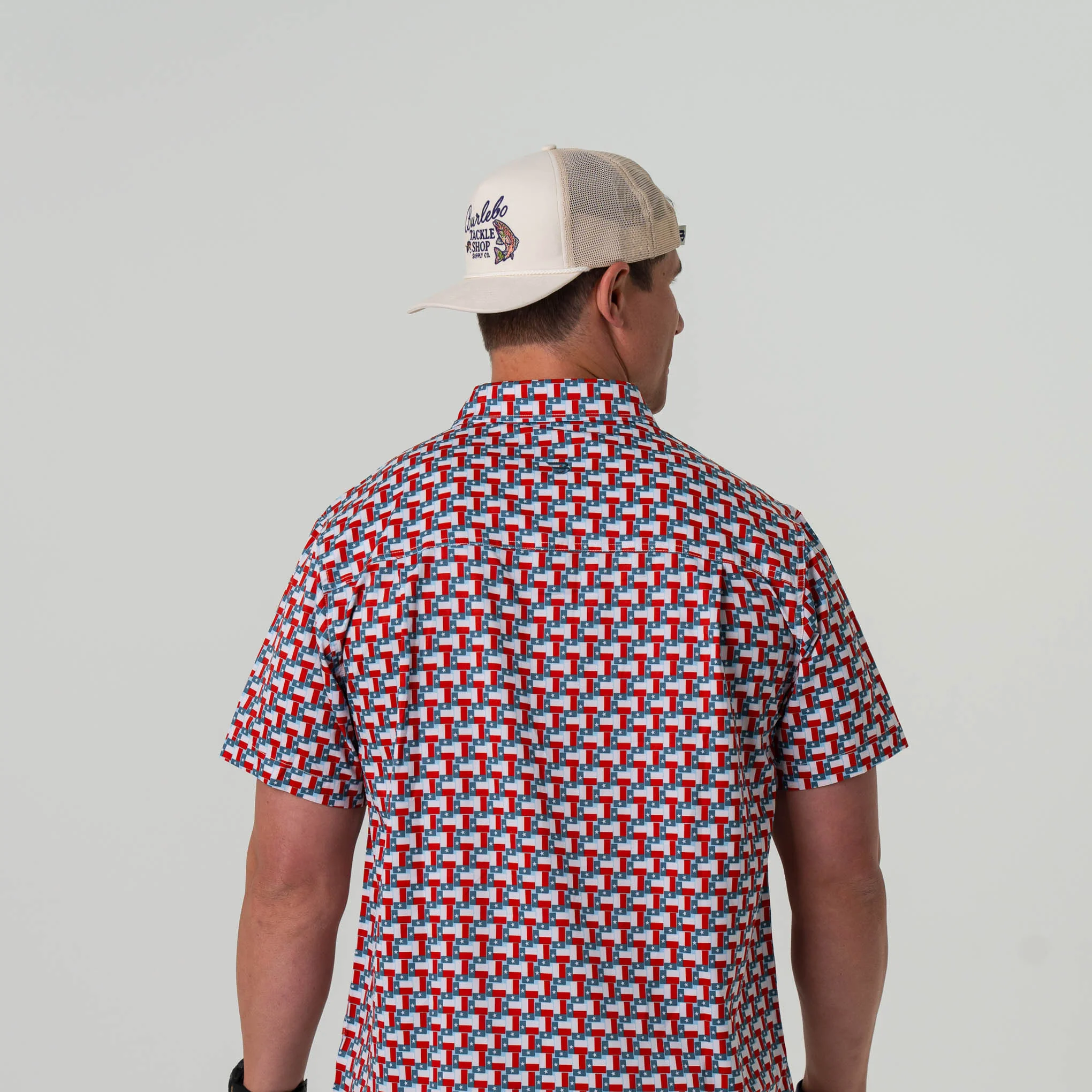 Performance Button Up - Texas Flag - Image 6