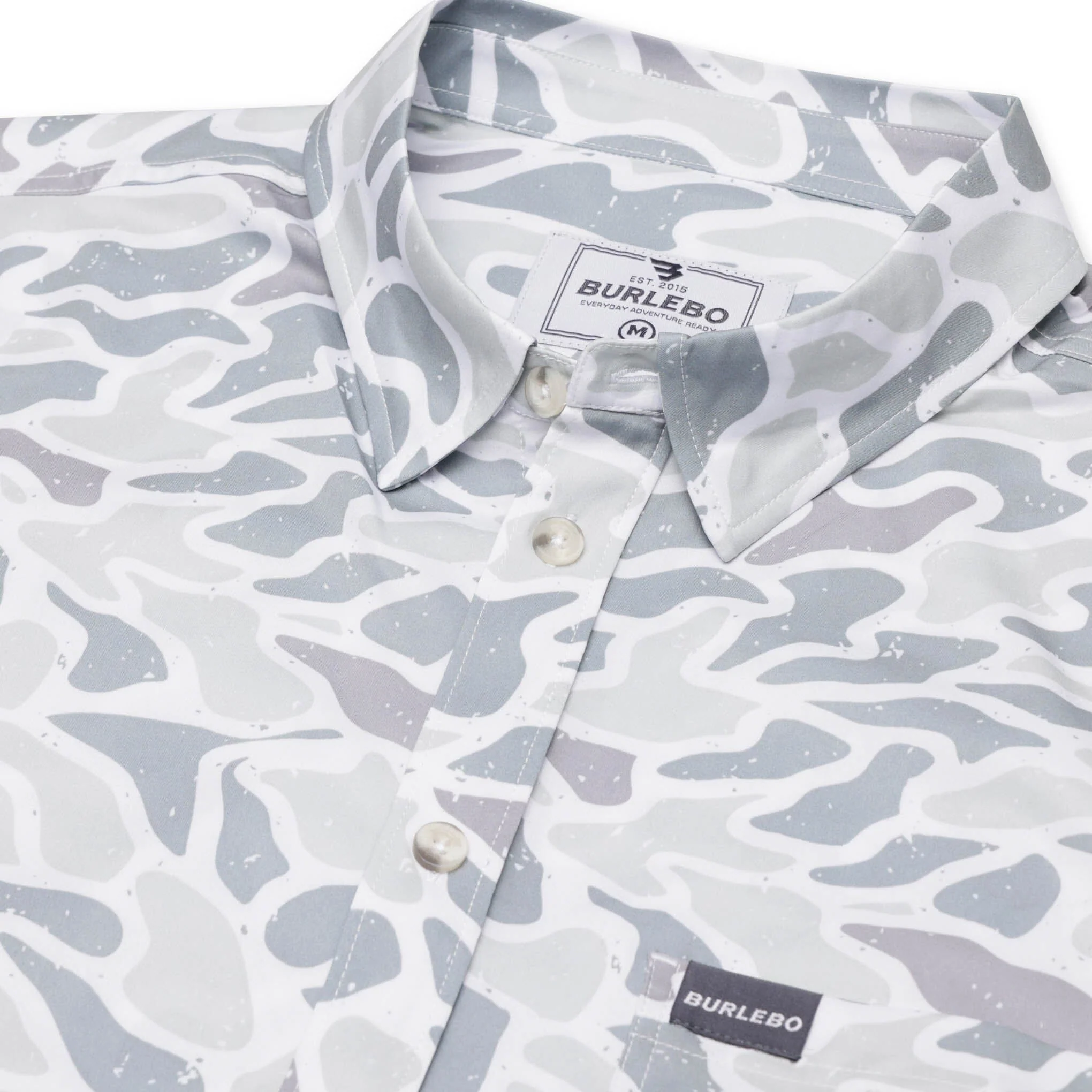 Performance Button Up - White Camo - Image 6