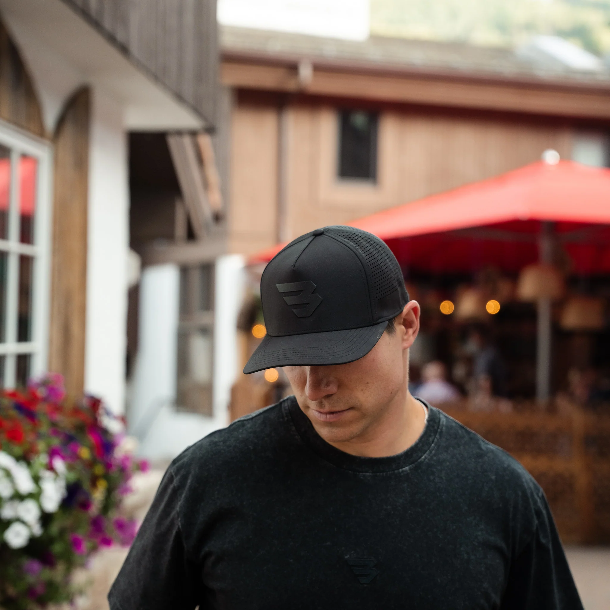 Performance Cap - Flying B Logo  - Black - Image 4