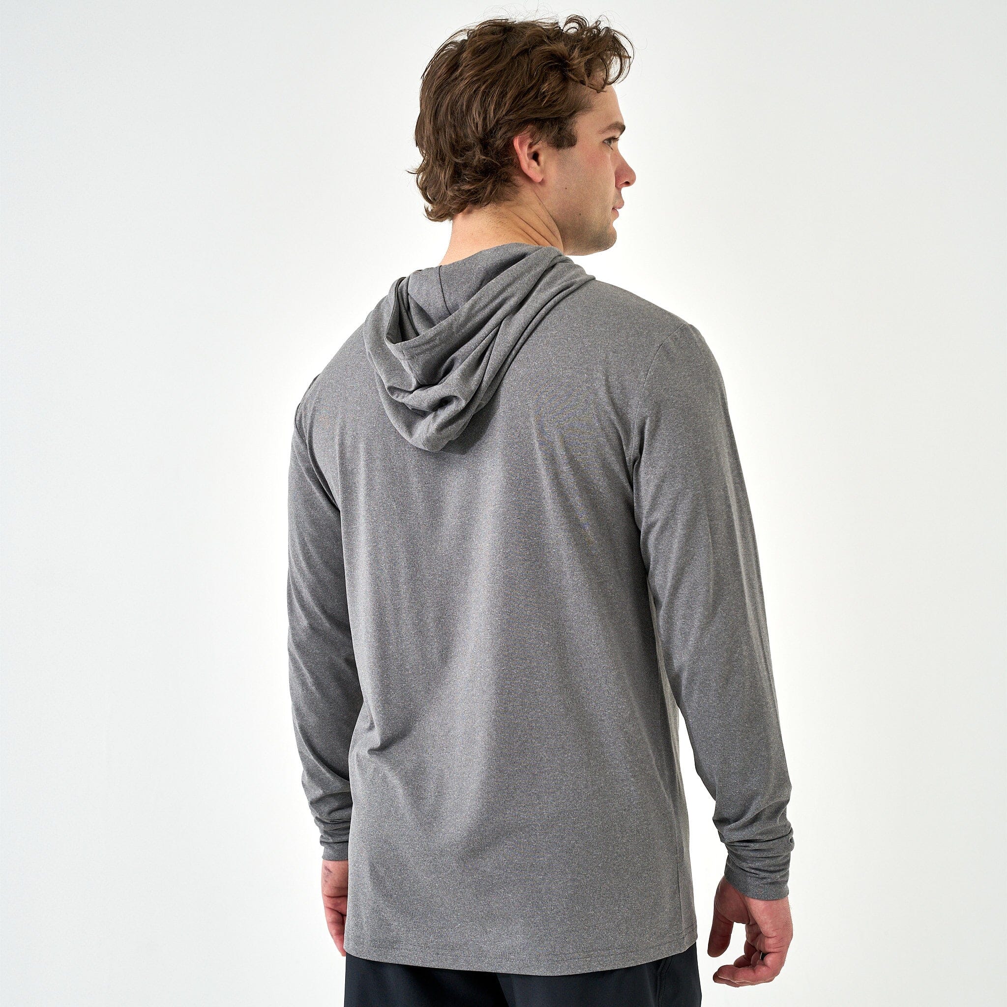 Performance Hoodie - Dark Heather Grey - Image 4