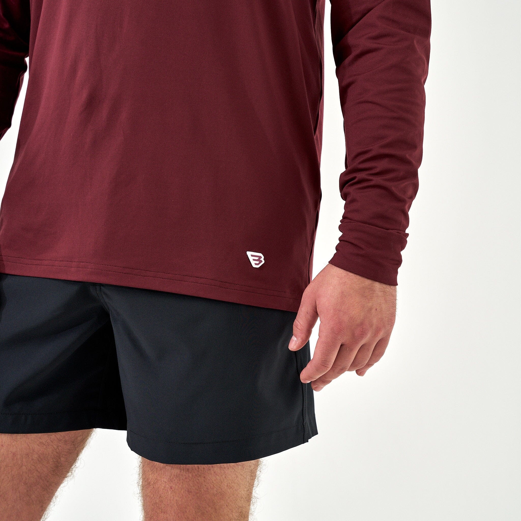Performance Hoodie - Maroon - Image 3