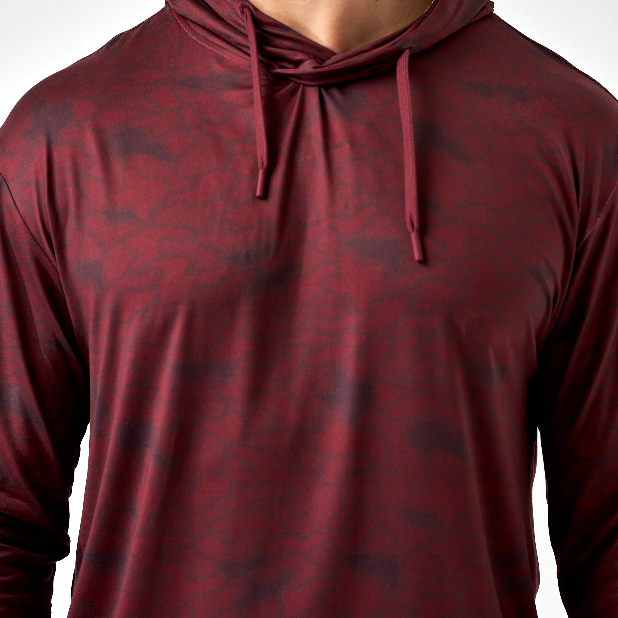 Performance Hoodie - Maroon Texas Camo - Image 3