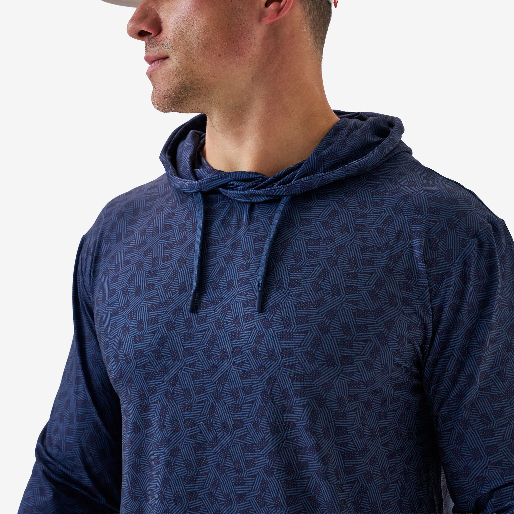 Performance Hoodie - Stars and Stripes - Navy - Image 3