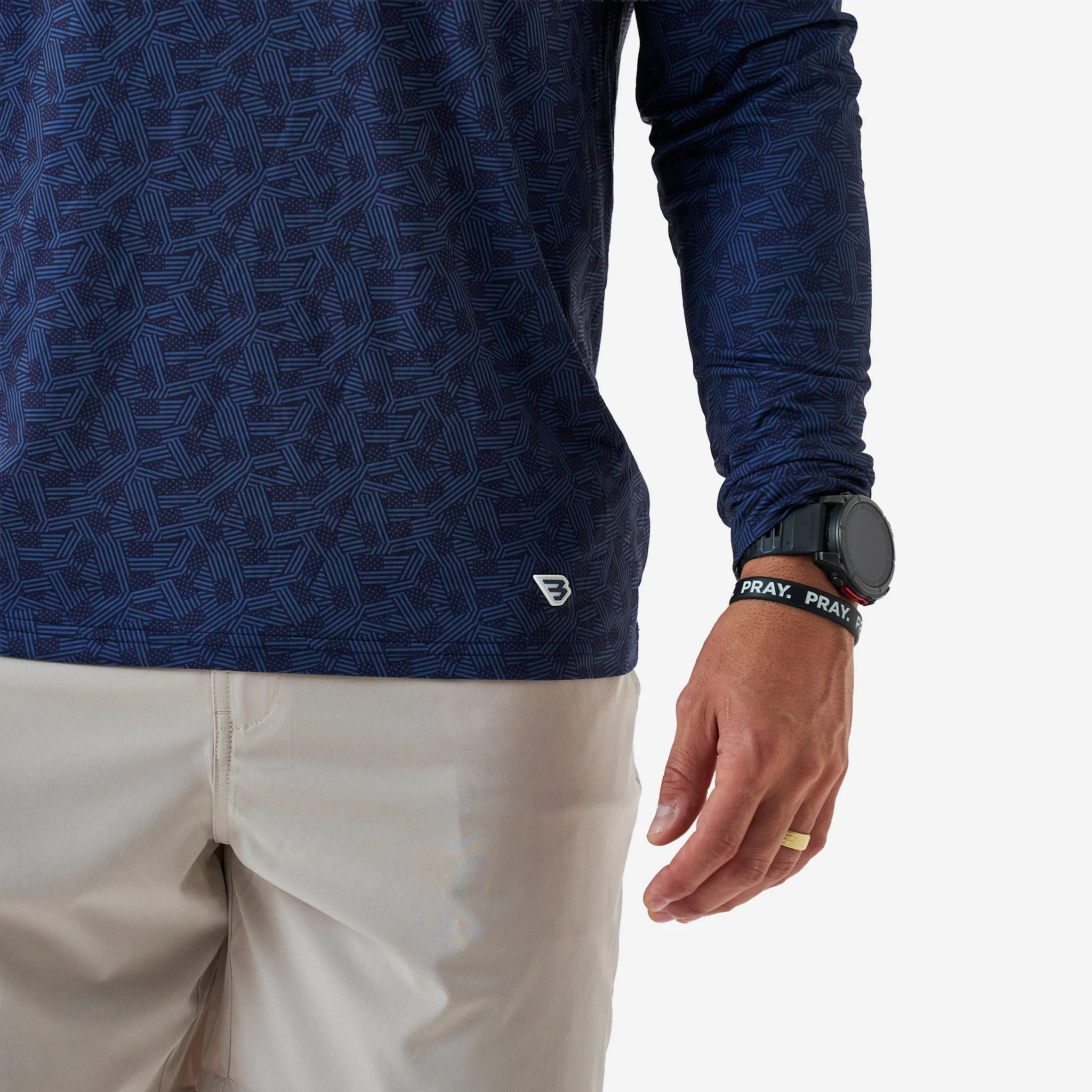 Performance Hoodie - Stars and Stripes - Navy - Image 7