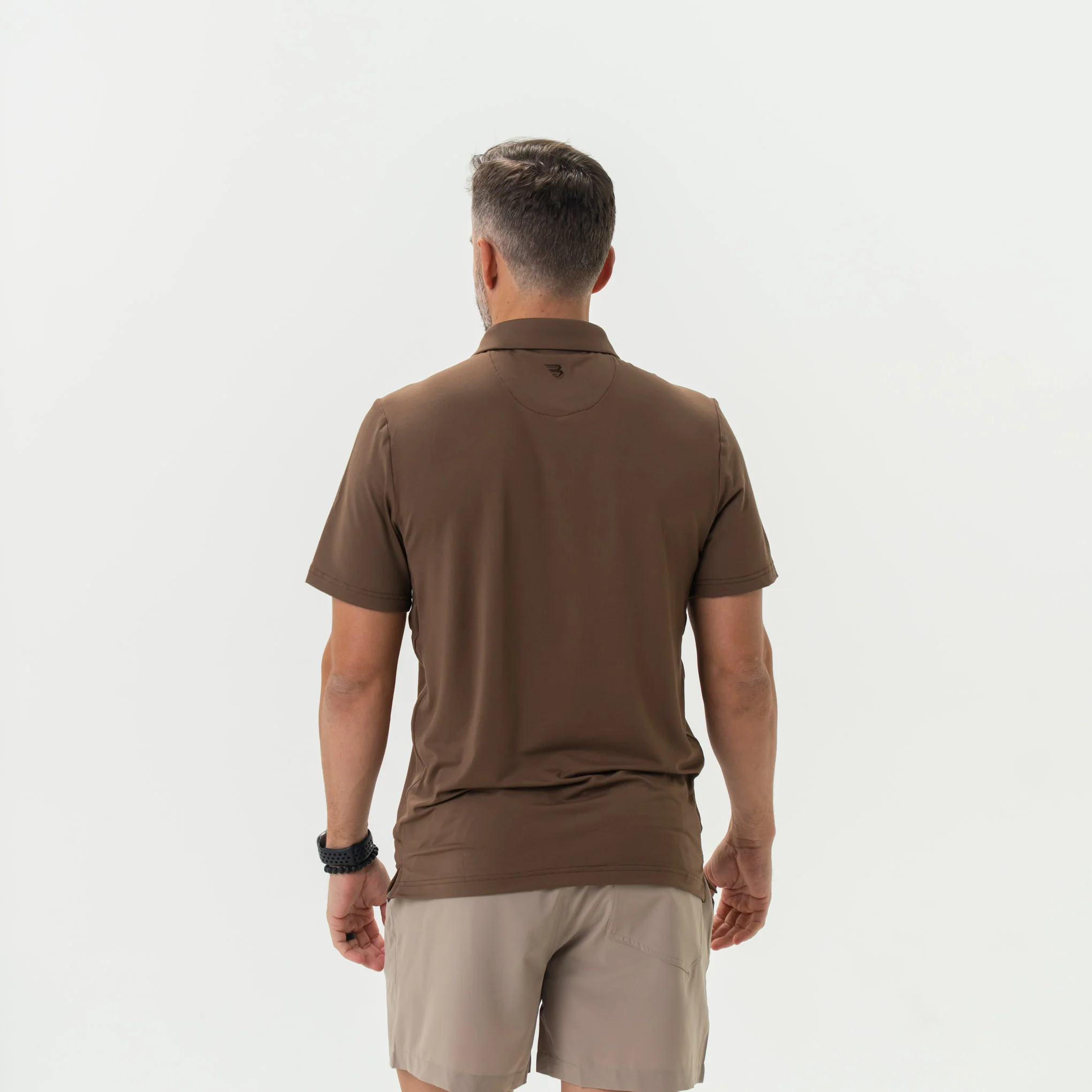 Performance Polo - Heather Brown - Image 3