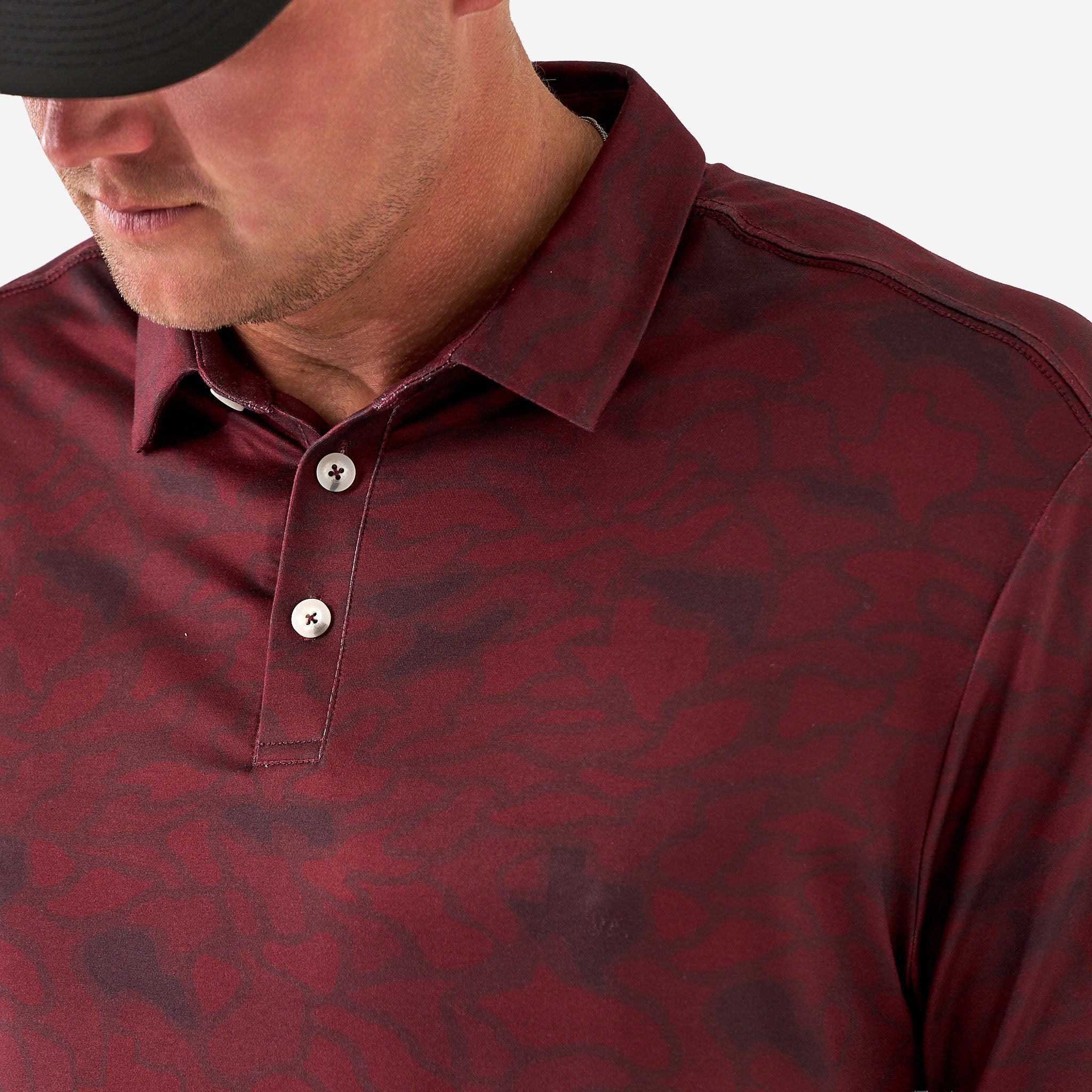 Performance Polo - Maroon Texas Camo - Image 2