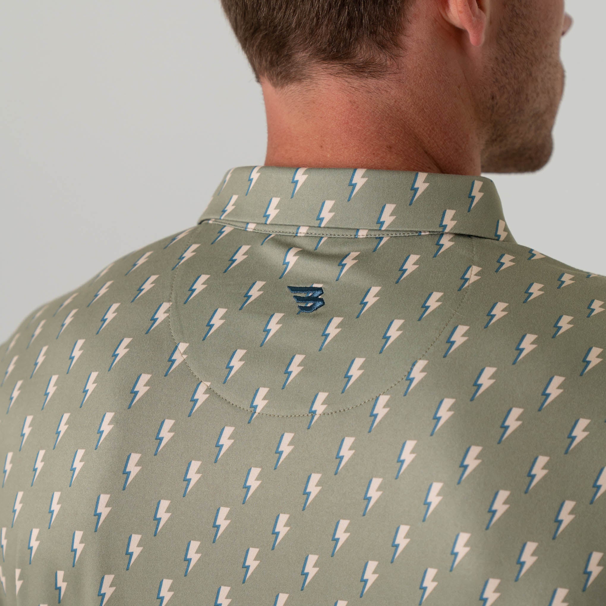 Performance Polo - Sage Lightning - Image 8