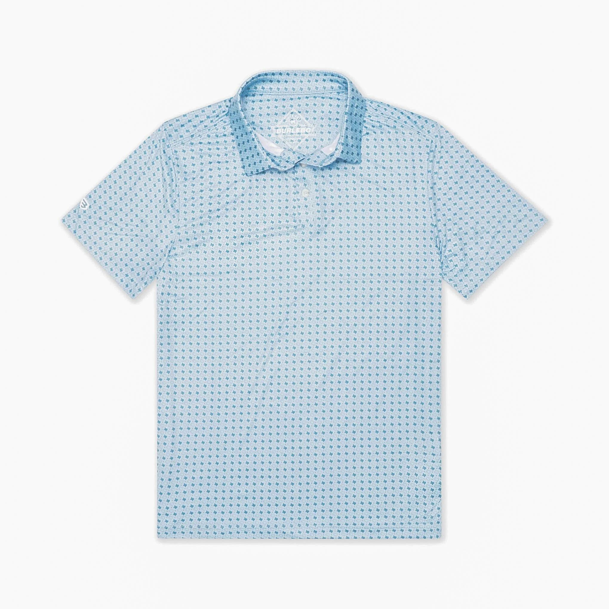 Performance Polo - Texas - Light Blue - Image 4