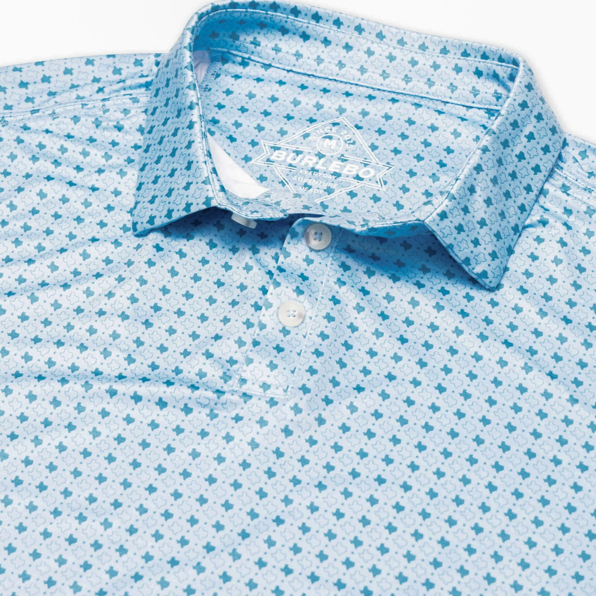 Performance Polo - Texas - Light Blue - Image 6