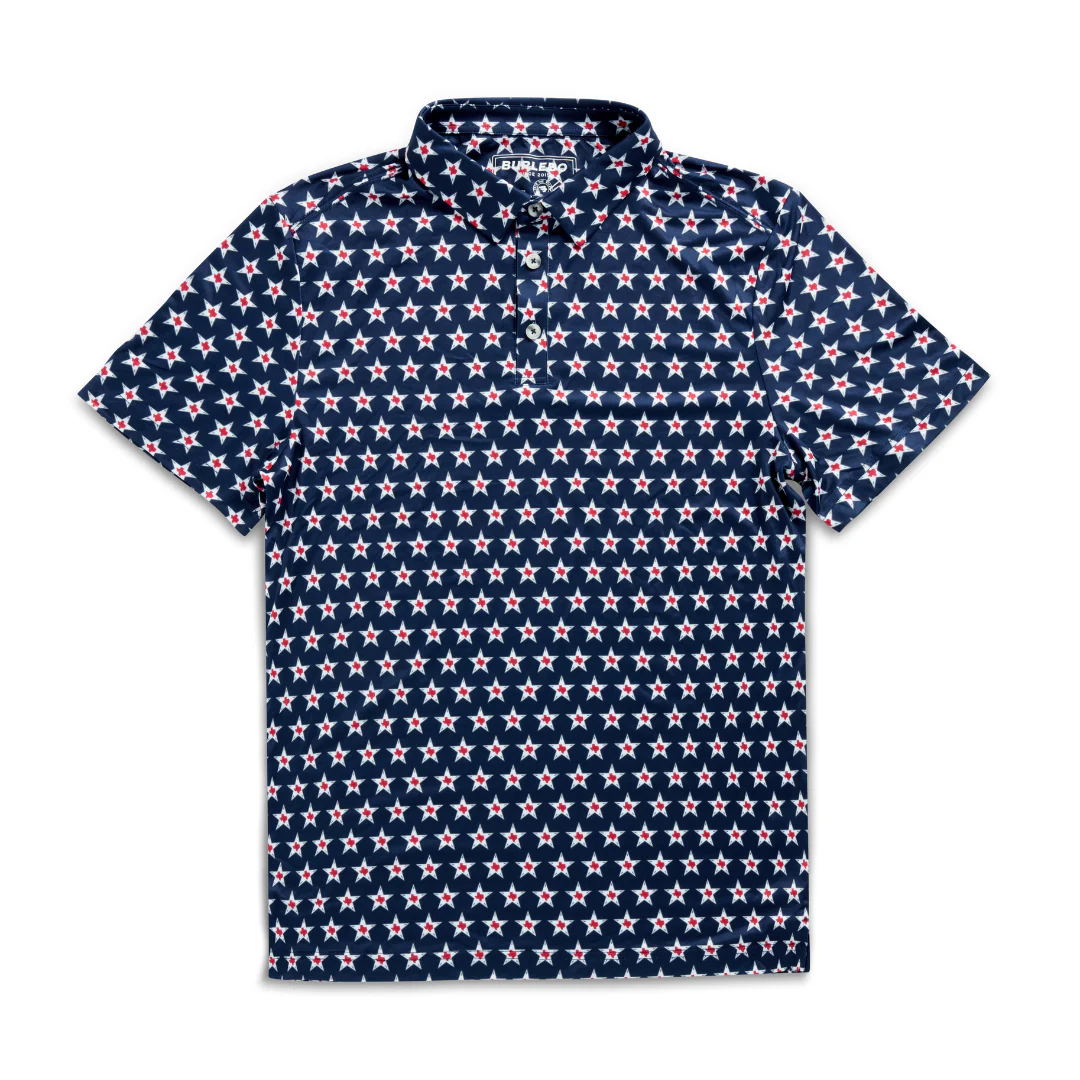Performance Polo - Texas Vintage - Navy - Image 5