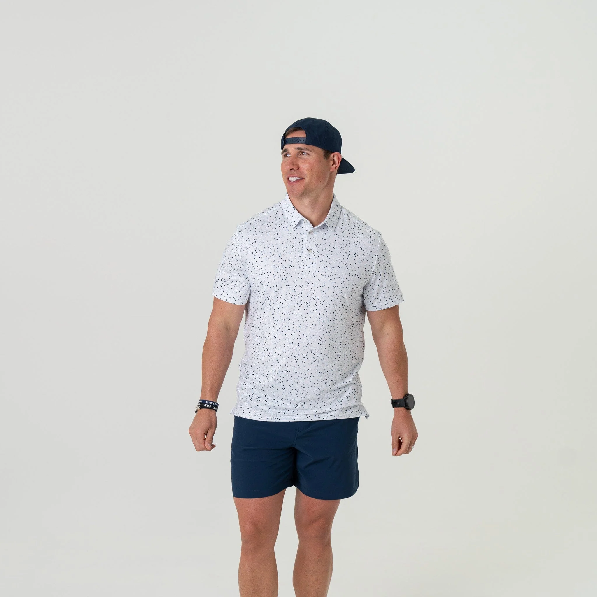 Performance Polo - White Speckled - Image 7